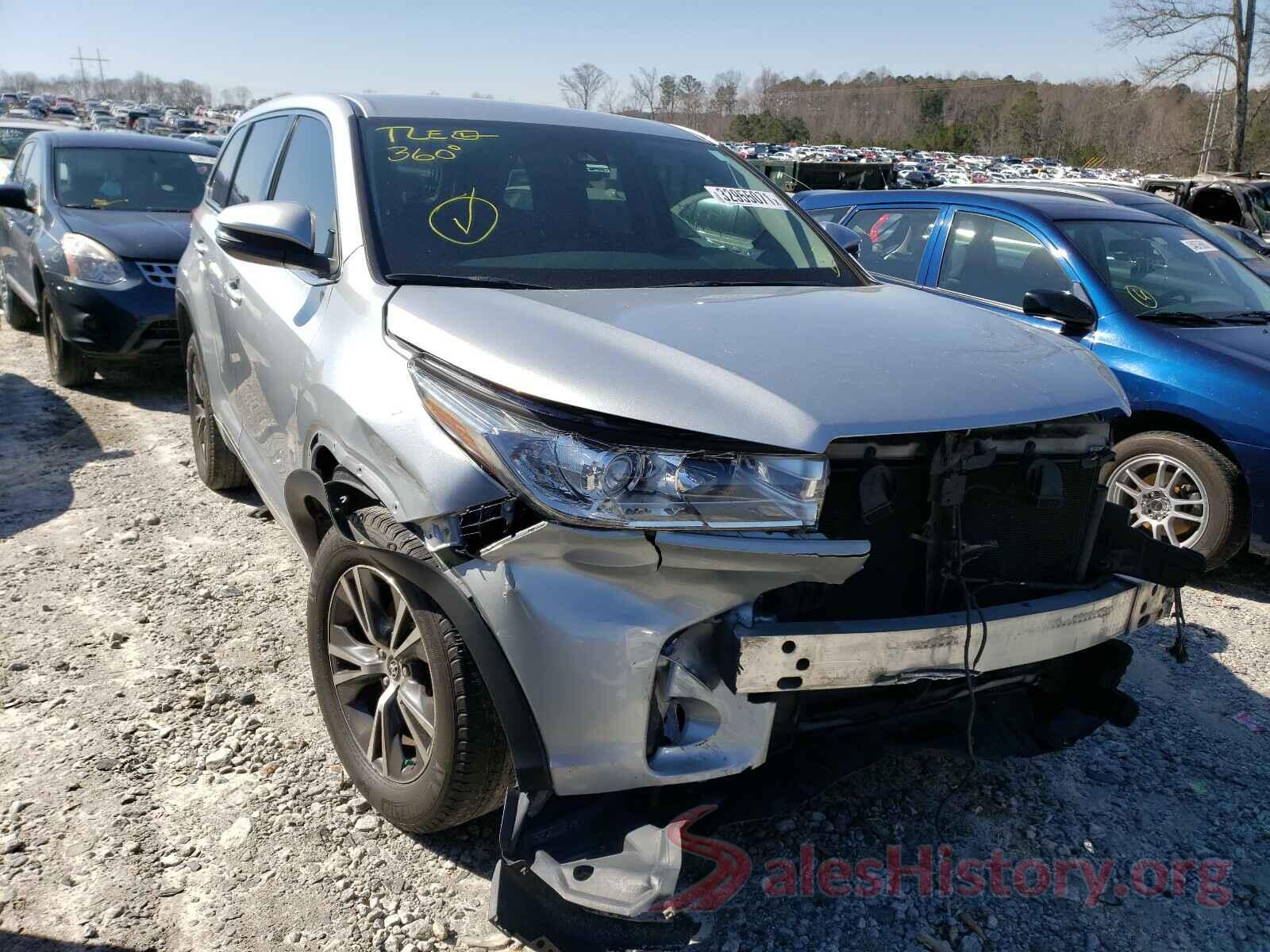 5TDZZRFH6HS199014 2017 TOYOTA HIGHLANDER