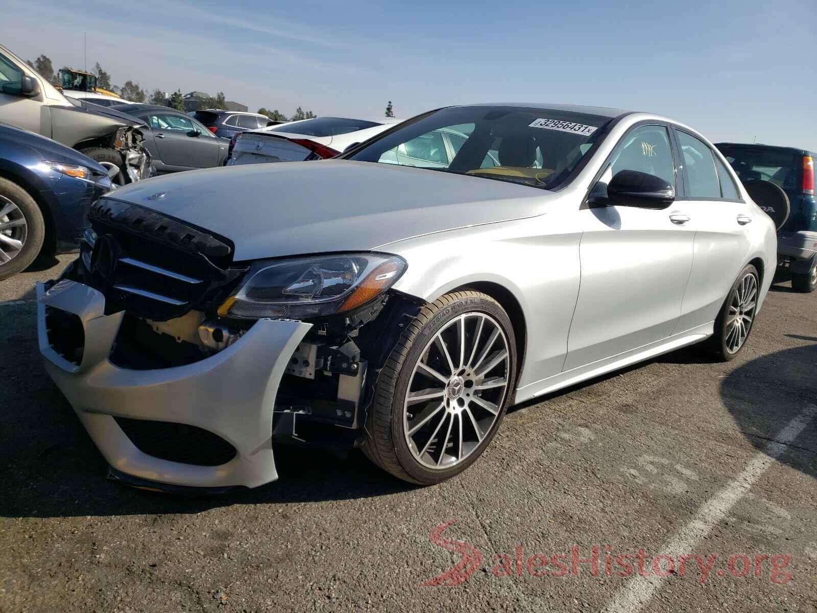 55SWF4JB8JU281837 2018 MERCEDES-BENZ C CLASS