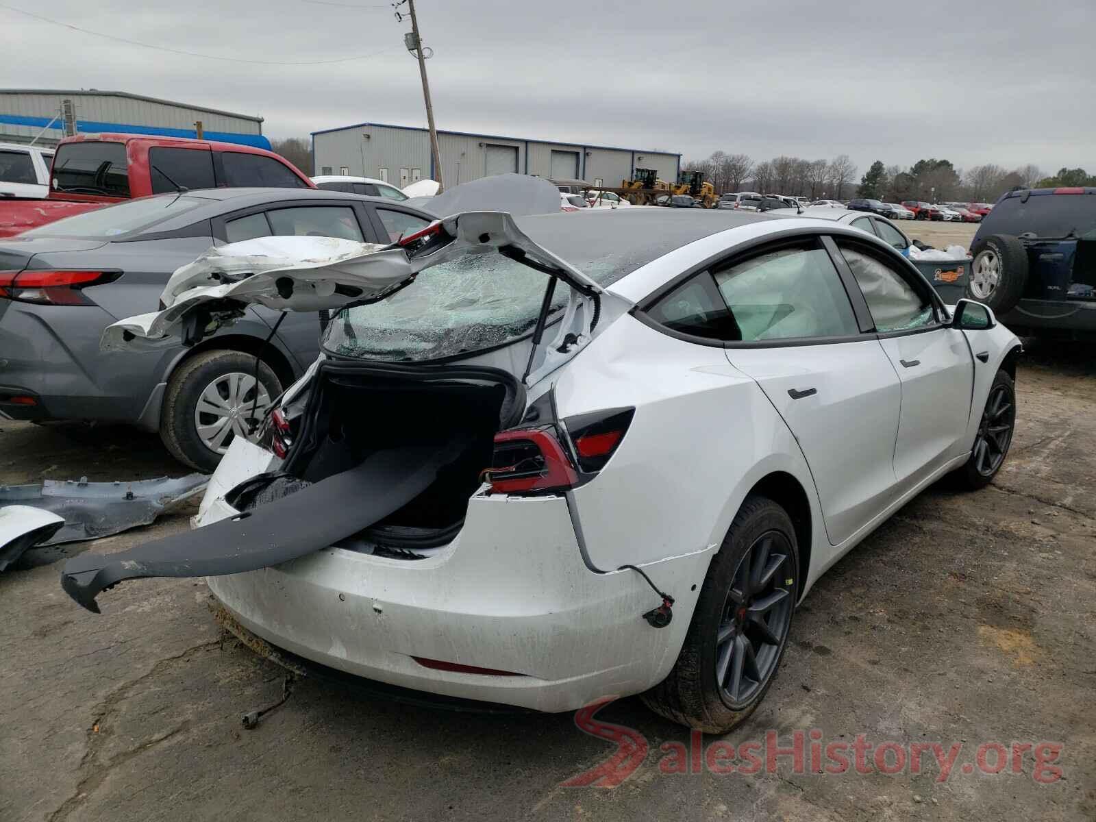 5YJ3E1EB7MF849399 2021 TESLA MODEL 3