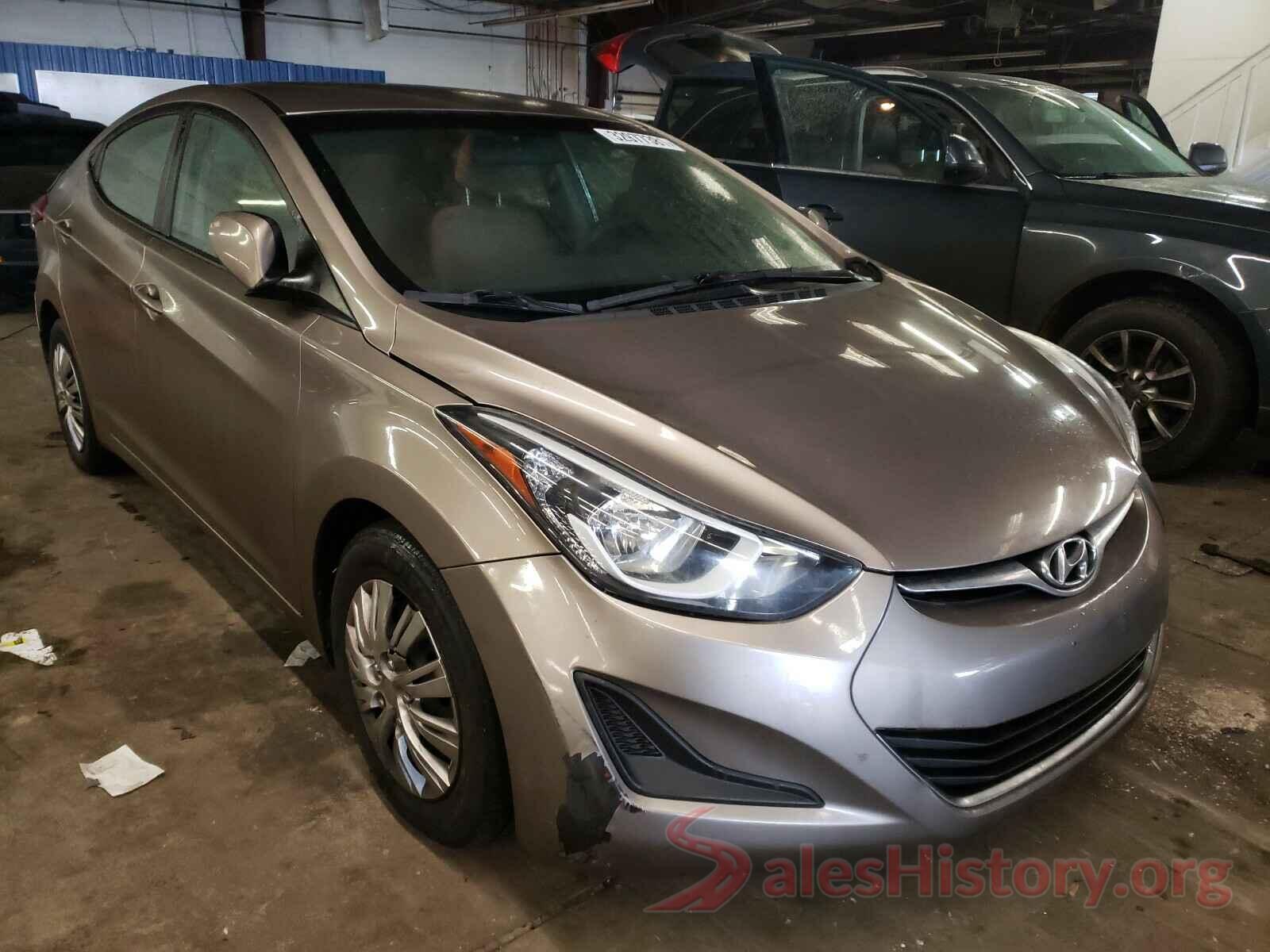 5NPDH4AEXGH700049 2016 HYUNDAI ELANTRA