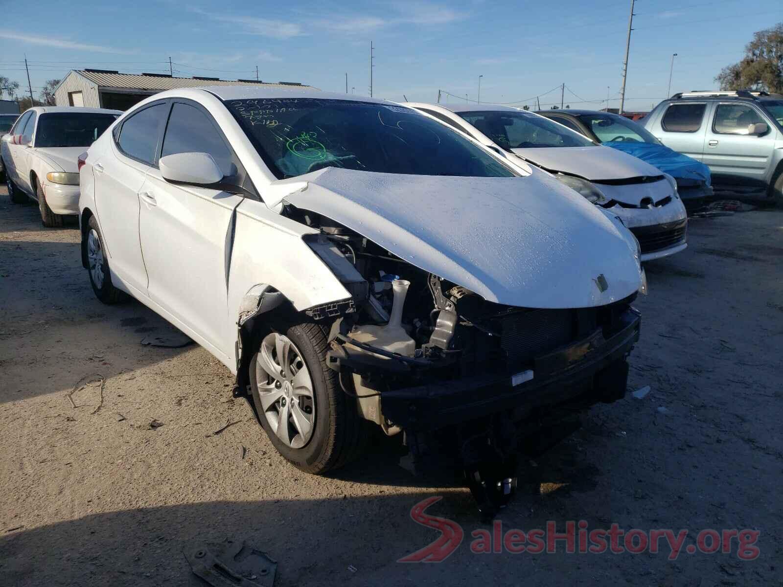 5NPDH4AE4GH713802 2016 HYUNDAI ELANTRA