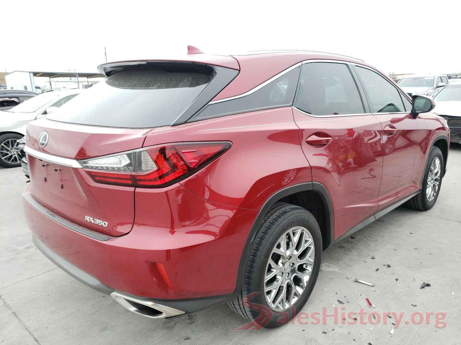 2T2ZZMCA7GC001862 2016 LEXUS RX350