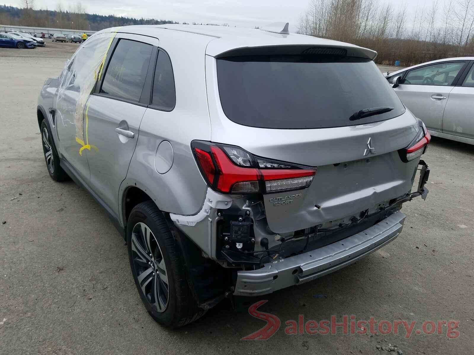 JA4AR3AU9LU024785 2020 MITSUBISHI OUTLANDER