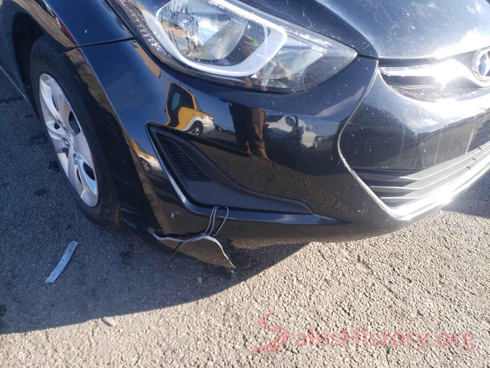 5NPDH4AE9GH716517 2016 HYUNDAI ELANTRA