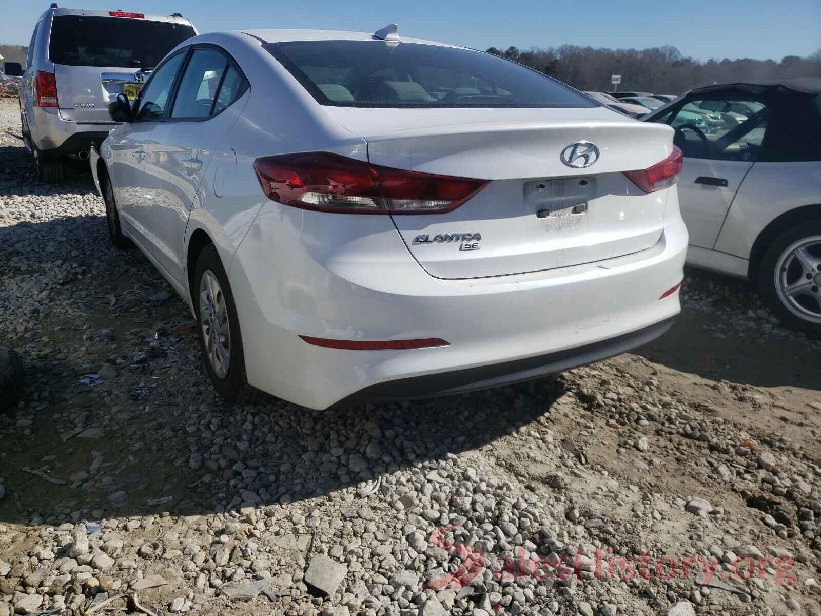 5NPD74LF1HH172184 2017 HYUNDAI ELANTRA