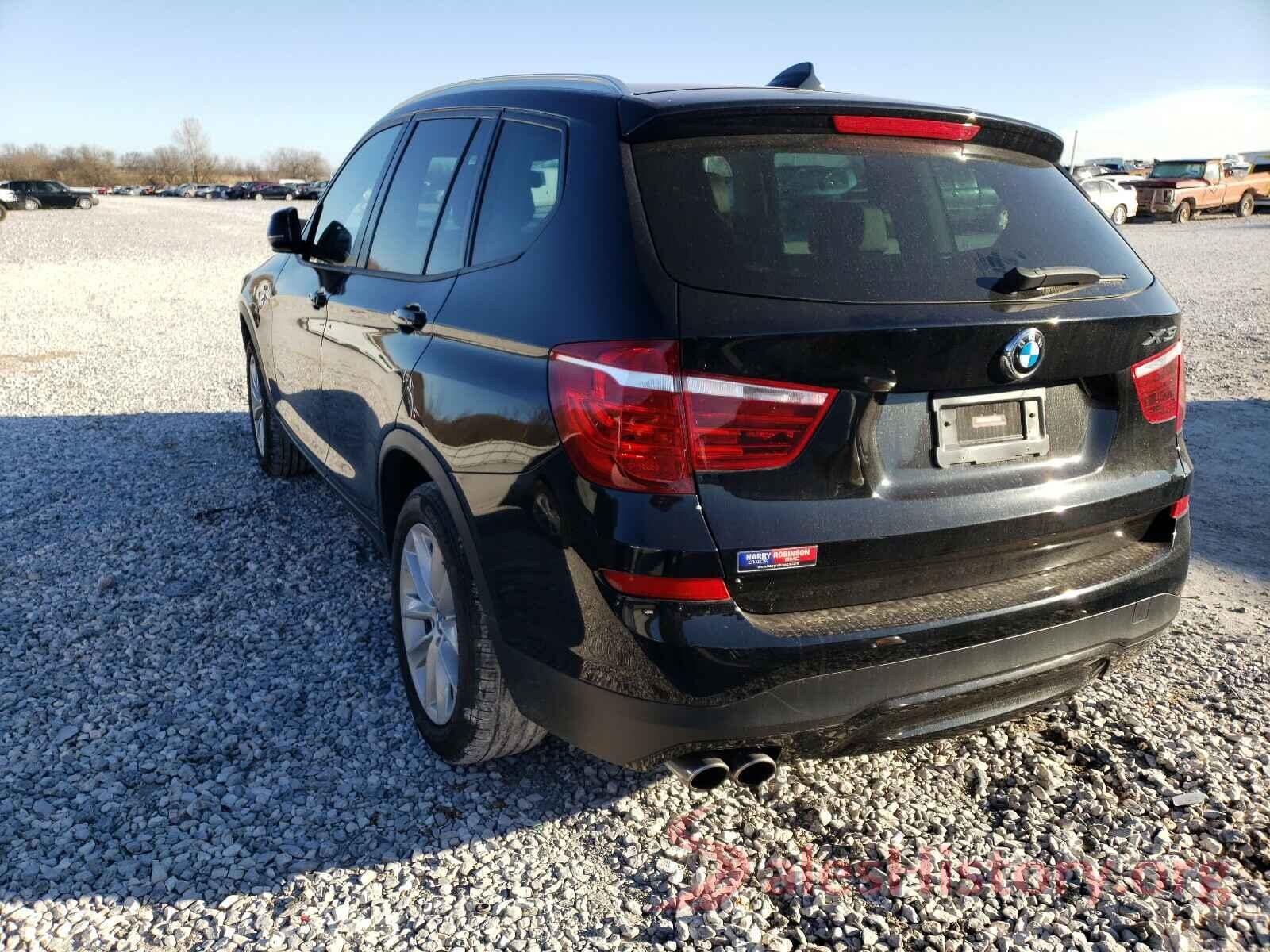 5UXWX9C31H0T21345 2017 BMW X3