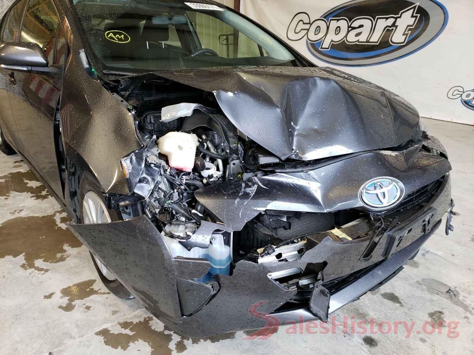 JTDKBRFU9G3006437 2016 TOYOTA PRIUS