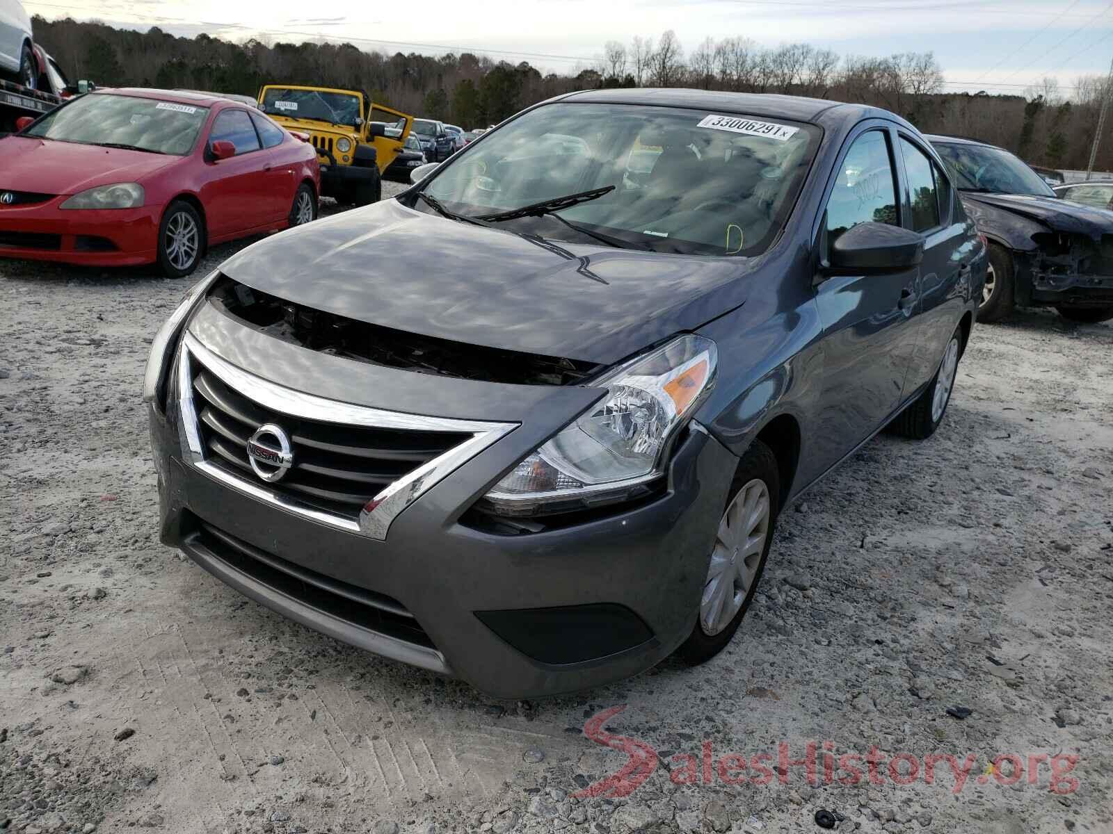 3N1CN7APXKL831047 2019 NISSAN VERSA