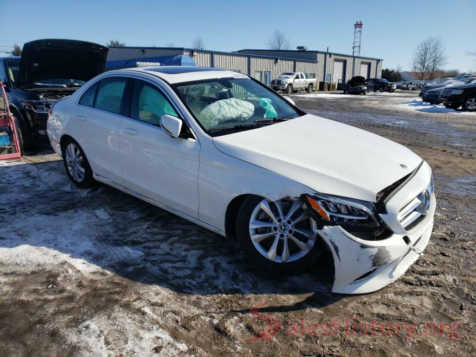 55SWF8EB8KU315911 2019 MERCEDES-BENZ C CLASS