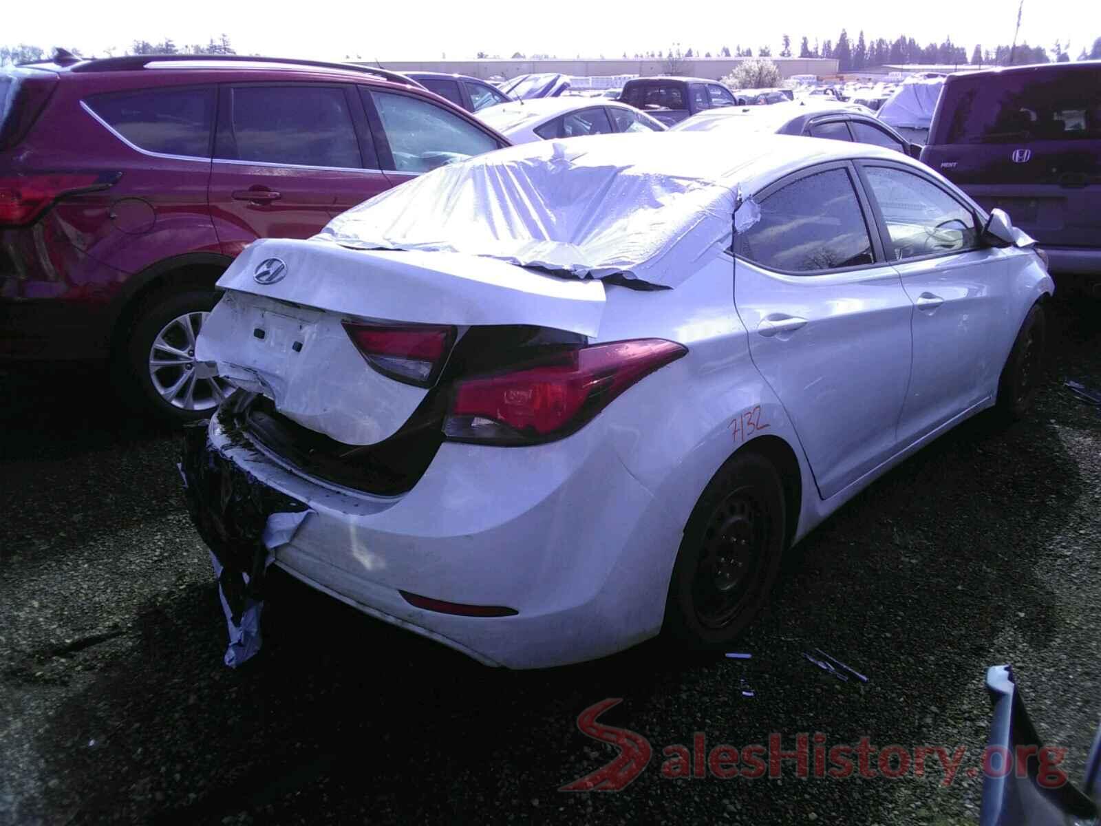 5NPDH4AE2GH699091 2016 HYUNDAI ELANTRA