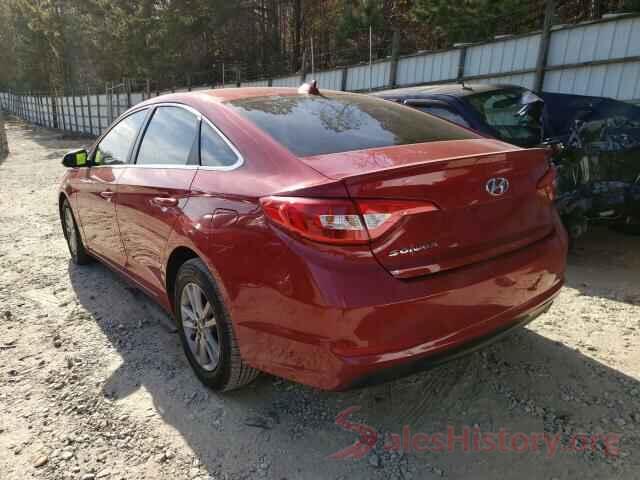 5NPE24AF8HH448267 2017 HYUNDAI SONATA