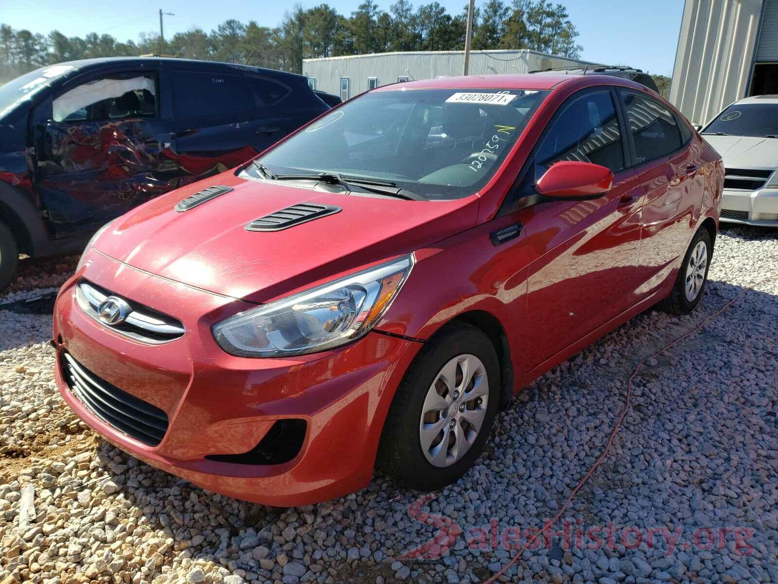 KMHCT4AE5GU020779 2016 HYUNDAI ACCENT