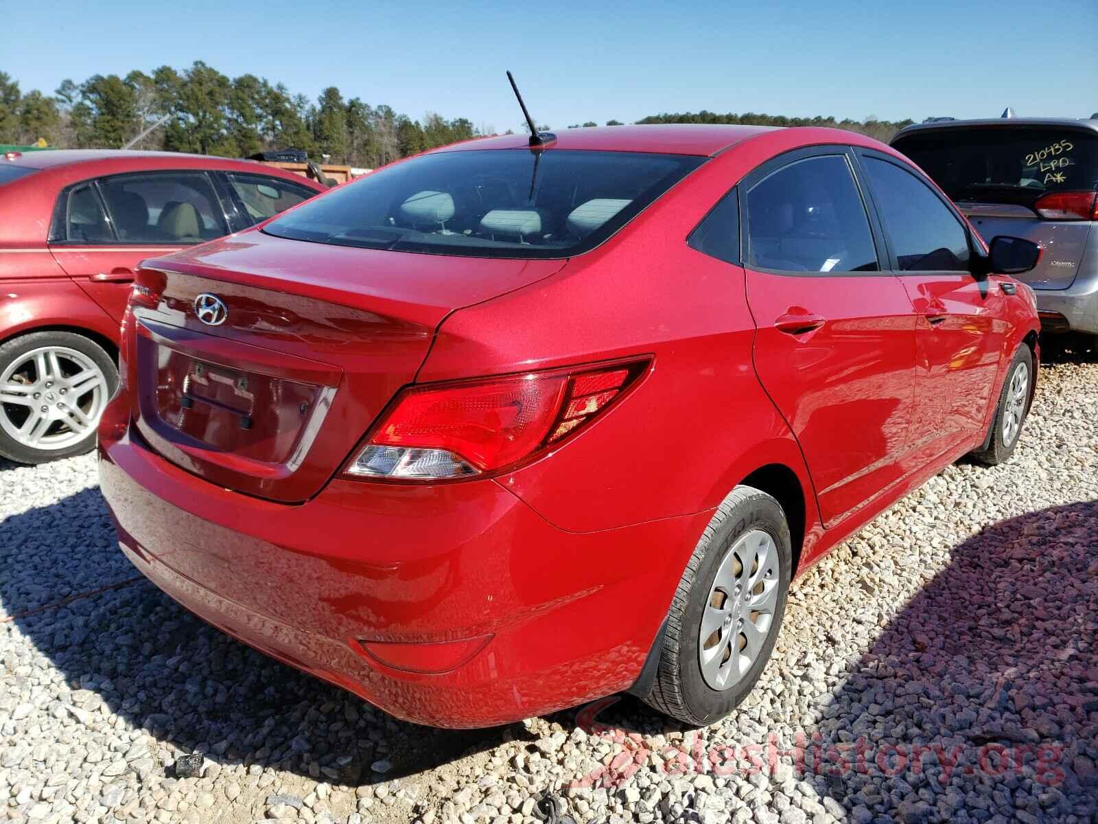 KMHCT4AE5GU020779 2016 HYUNDAI ACCENT