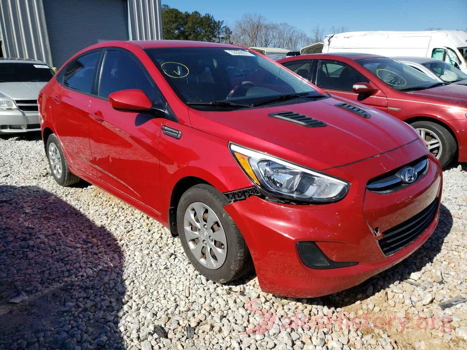 KMHCT4AE5GU020779 2016 HYUNDAI ACCENT