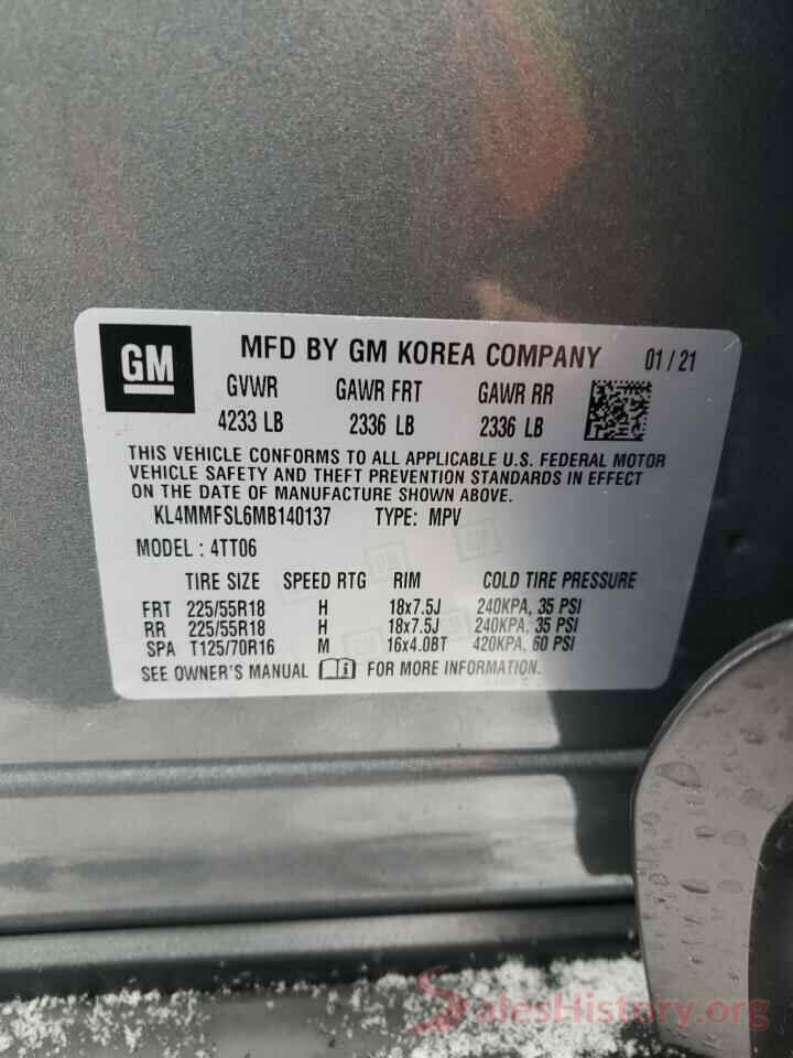 KL4MMFSL6MB140137 2021 BUICK ENCORE