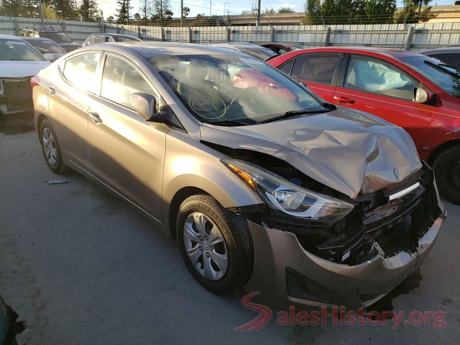 5NPDH4AE7GH772441 2016 HYUNDAI ELANTRA