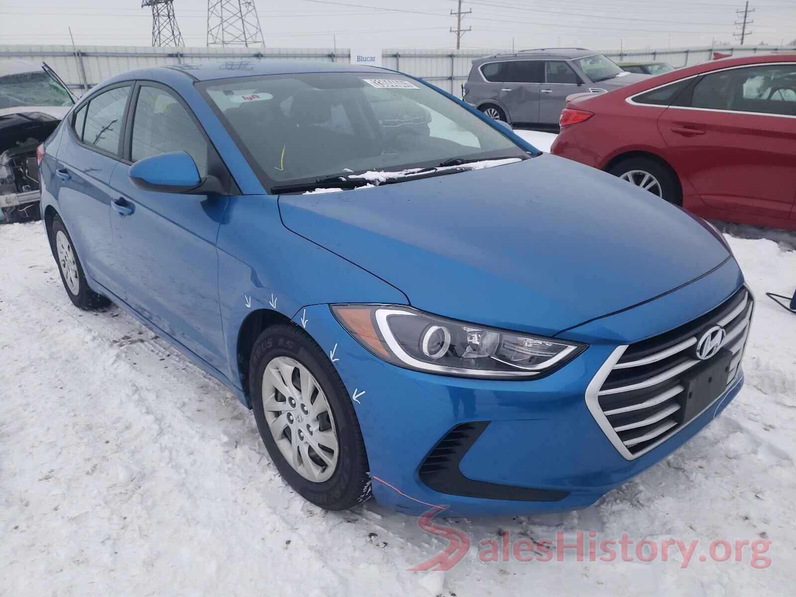 5NPD74LF5HH198870 2017 HYUNDAI ELANTRA