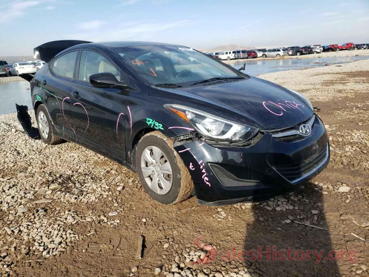 KMHDH4AE5GU646998 2016 HYUNDAI ELANTRA