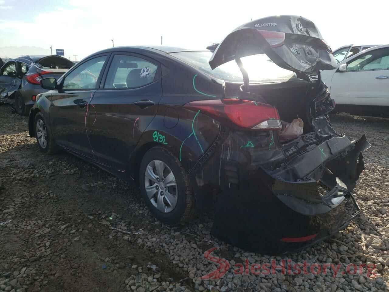 KMHDH4AE5GU646998 2016 HYUNDAI ELANTRA