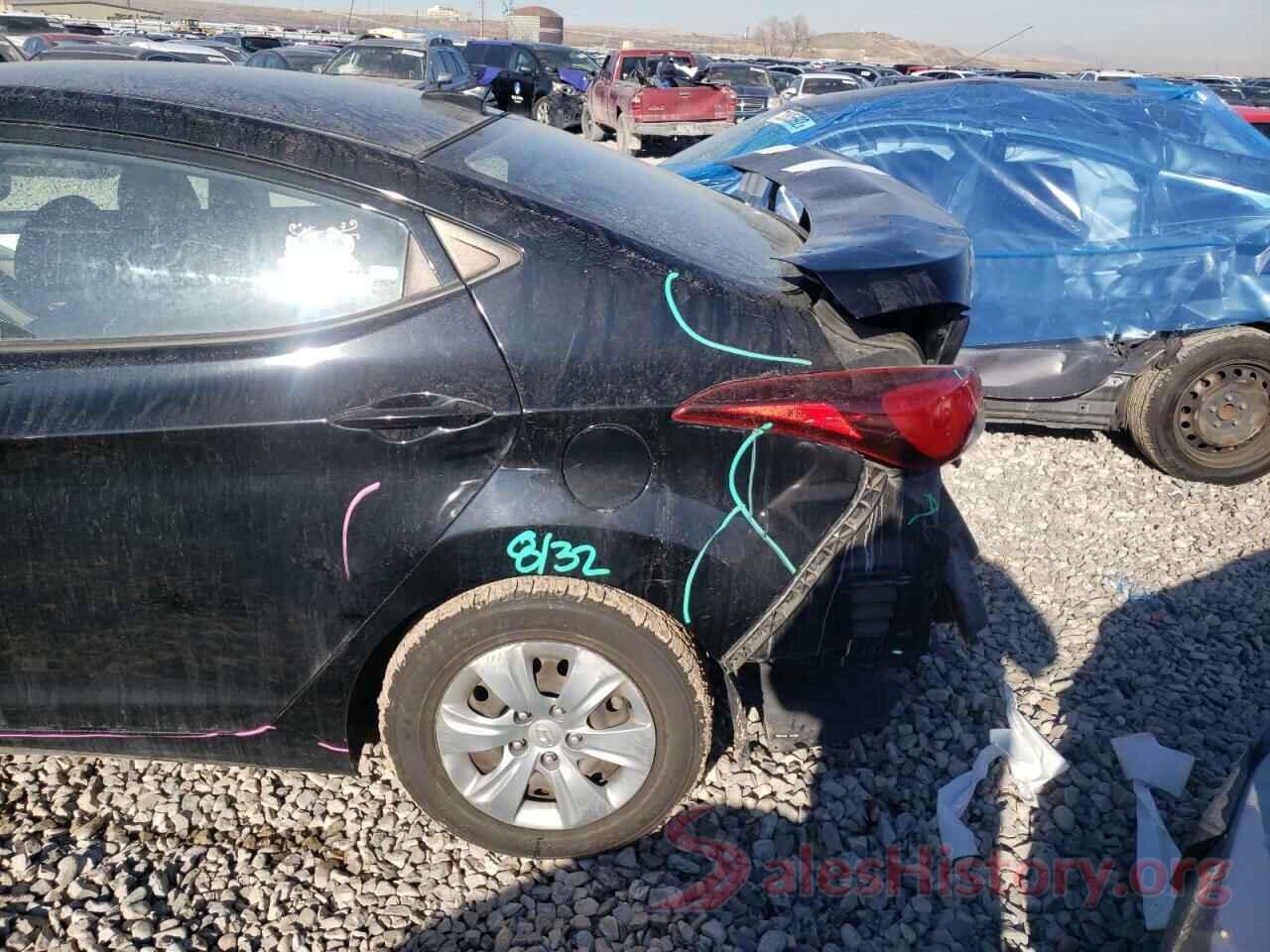 KMHDH4AE5GU646998 2016 HYUNDAI ELANTRA