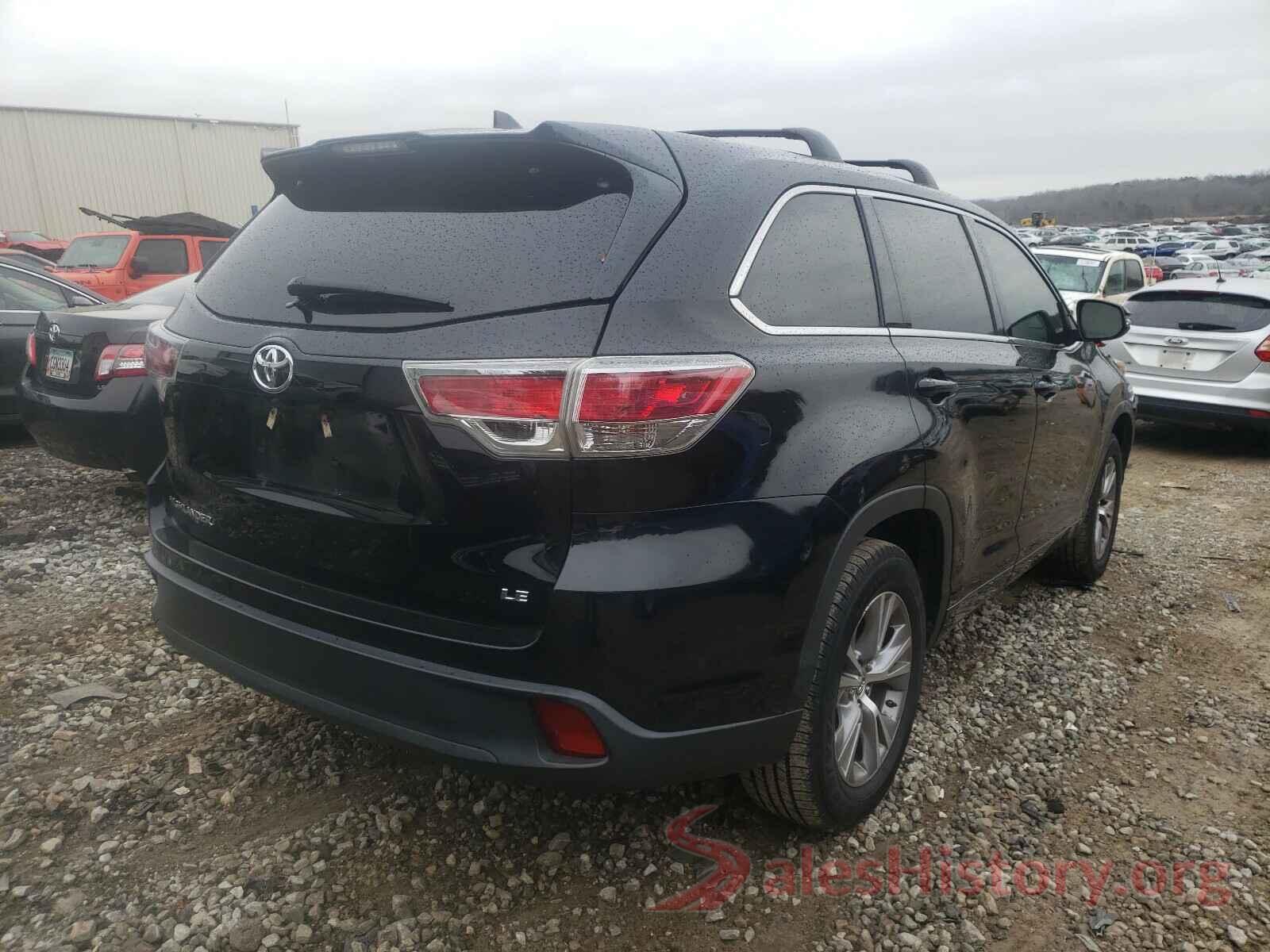 5TDZKRFH6GS157820 2016 TOYOTA HIGHLANDER