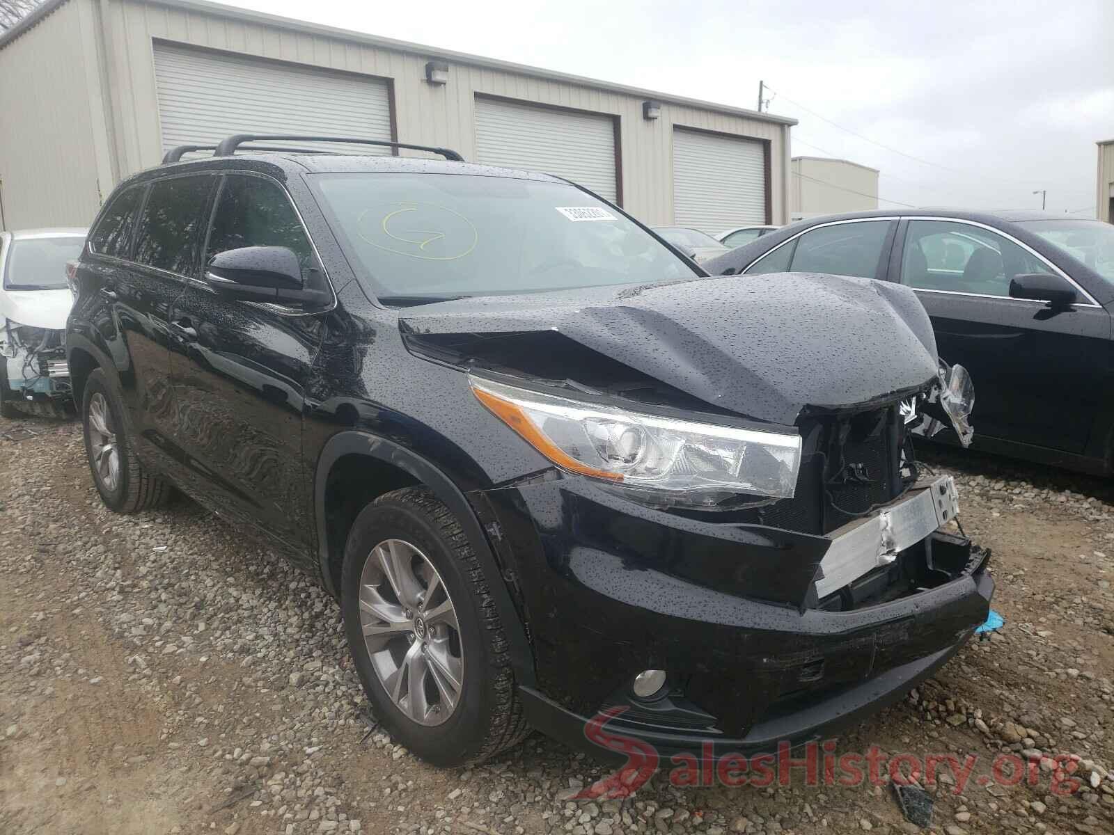 5TDZKRFH6GS157820 2016 TOYOTA HIGHLANDER