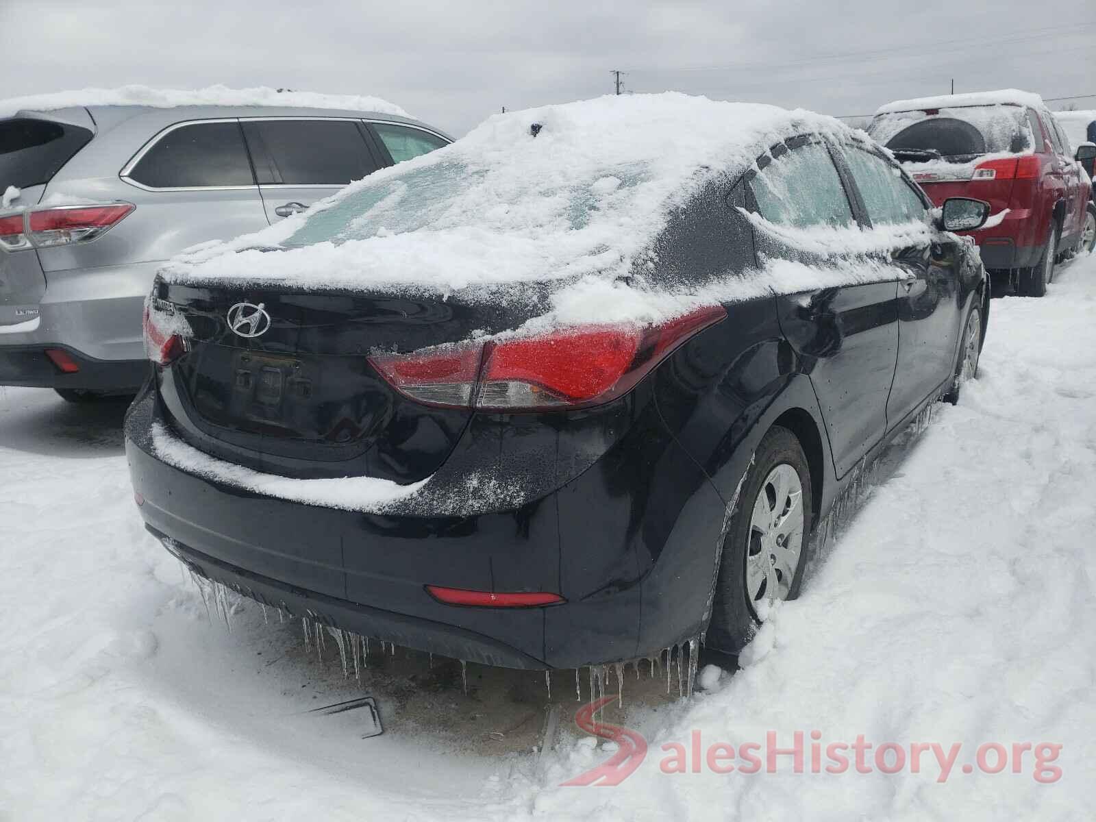 5NPDH4AE0GH764570 2016 HYUNDAI ELANTRA