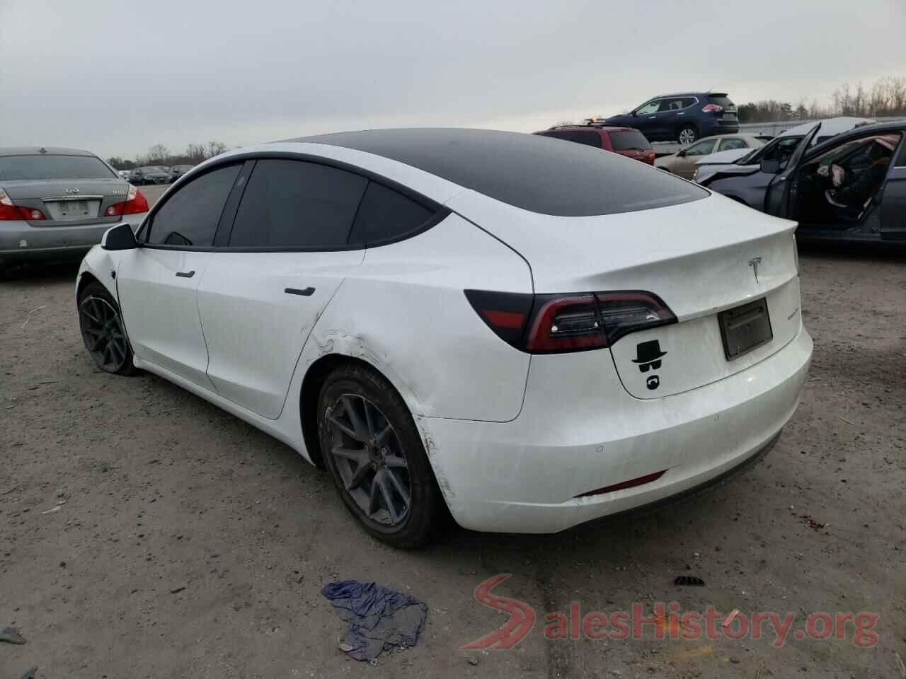 5YJ3E1EBXMF837036 2021 TESLA MODEL 3