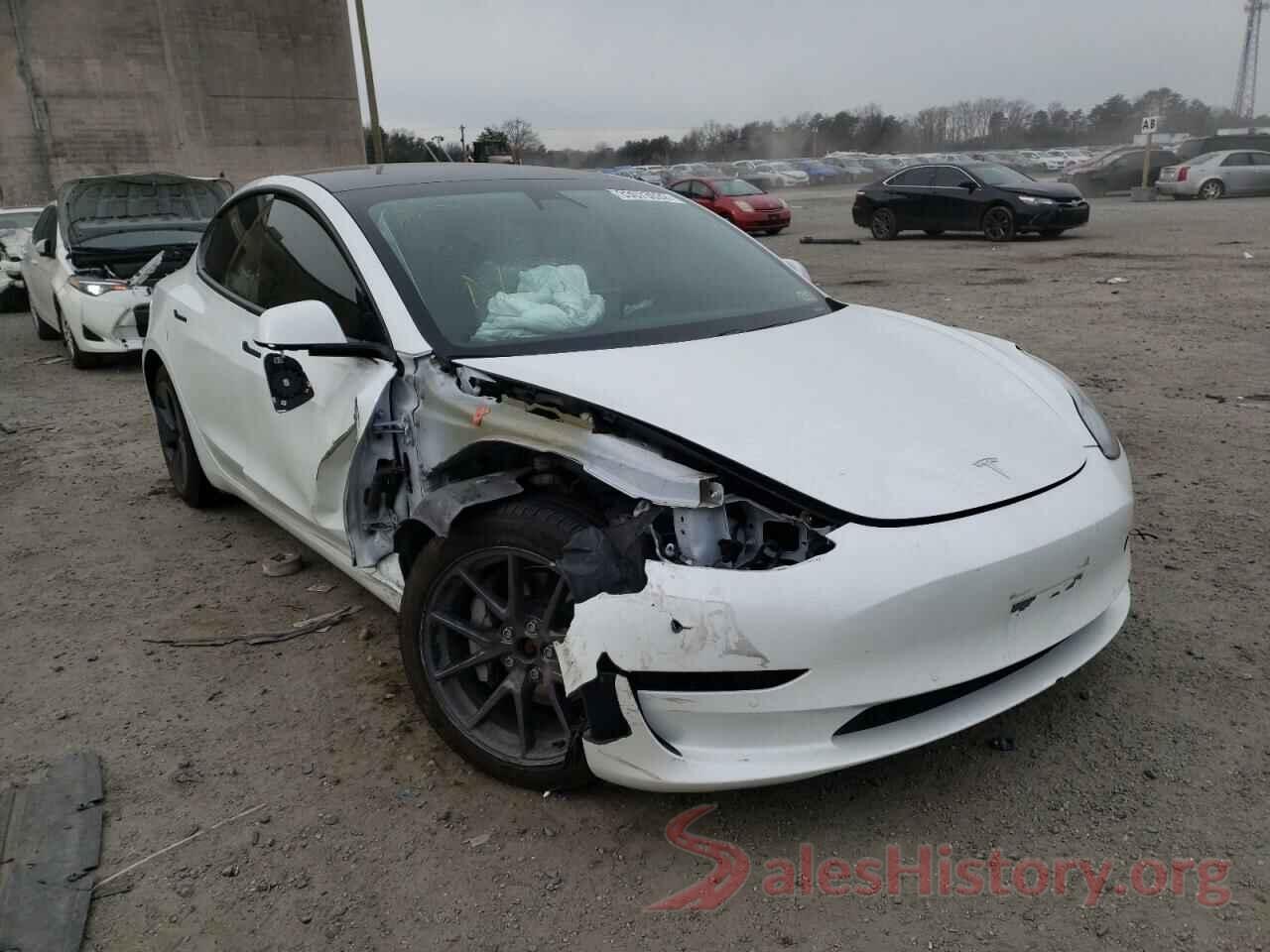 5YJ3E1EBXMF837036 2021 TESLA MODEL 3