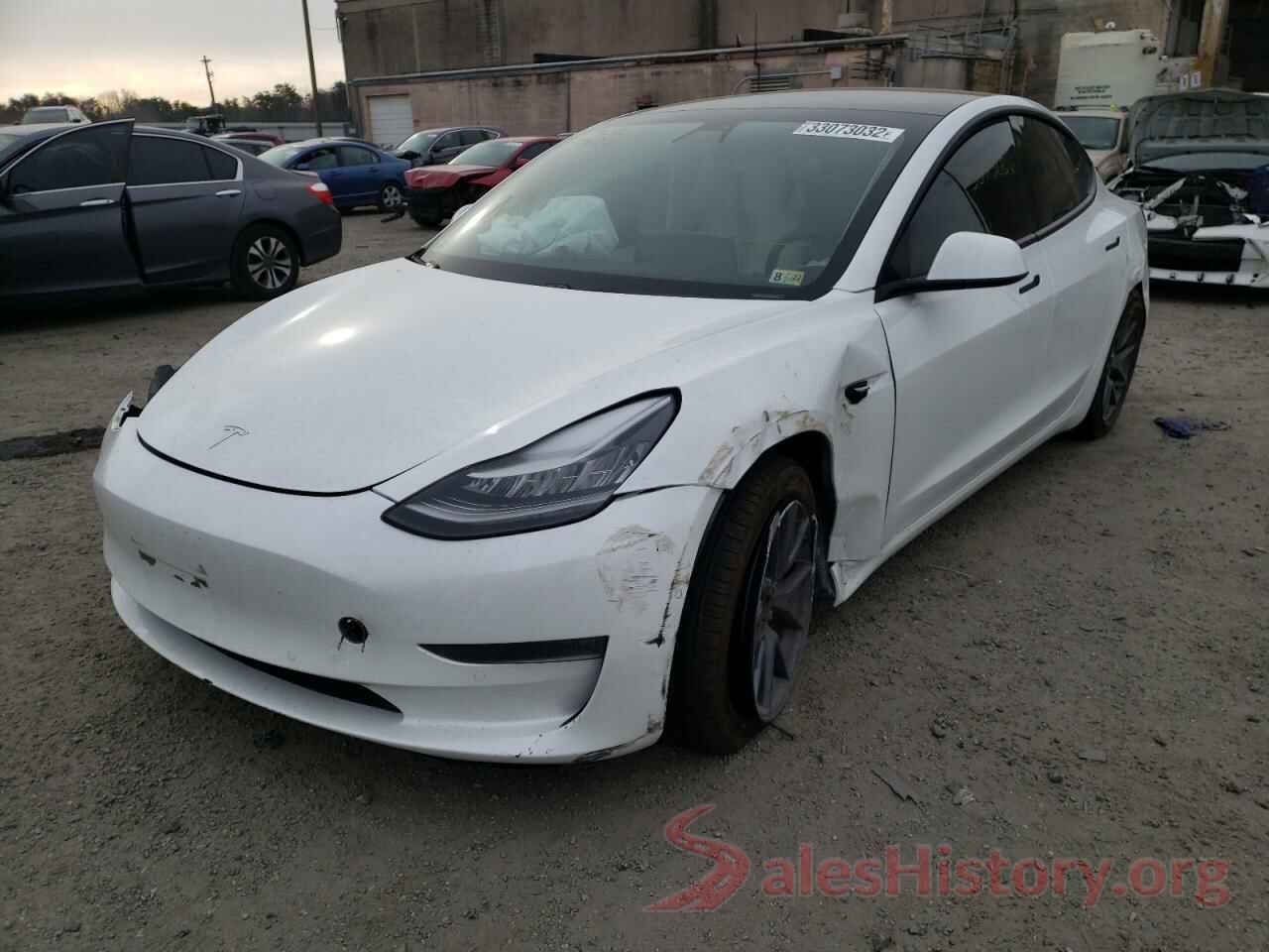 5YJ3E1EBXMF837036 2021 TESLA MODEL 3