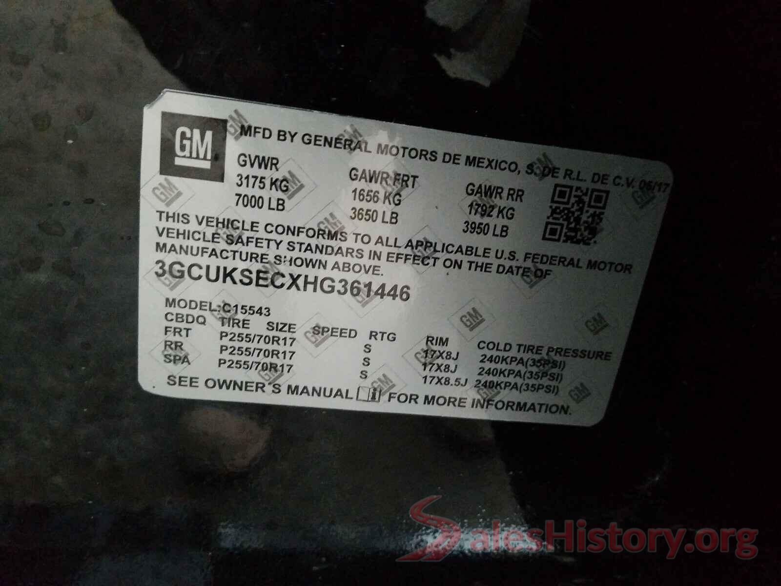 3GCPCSEC7JG189215 2018 CHEVROLET SILVERADO