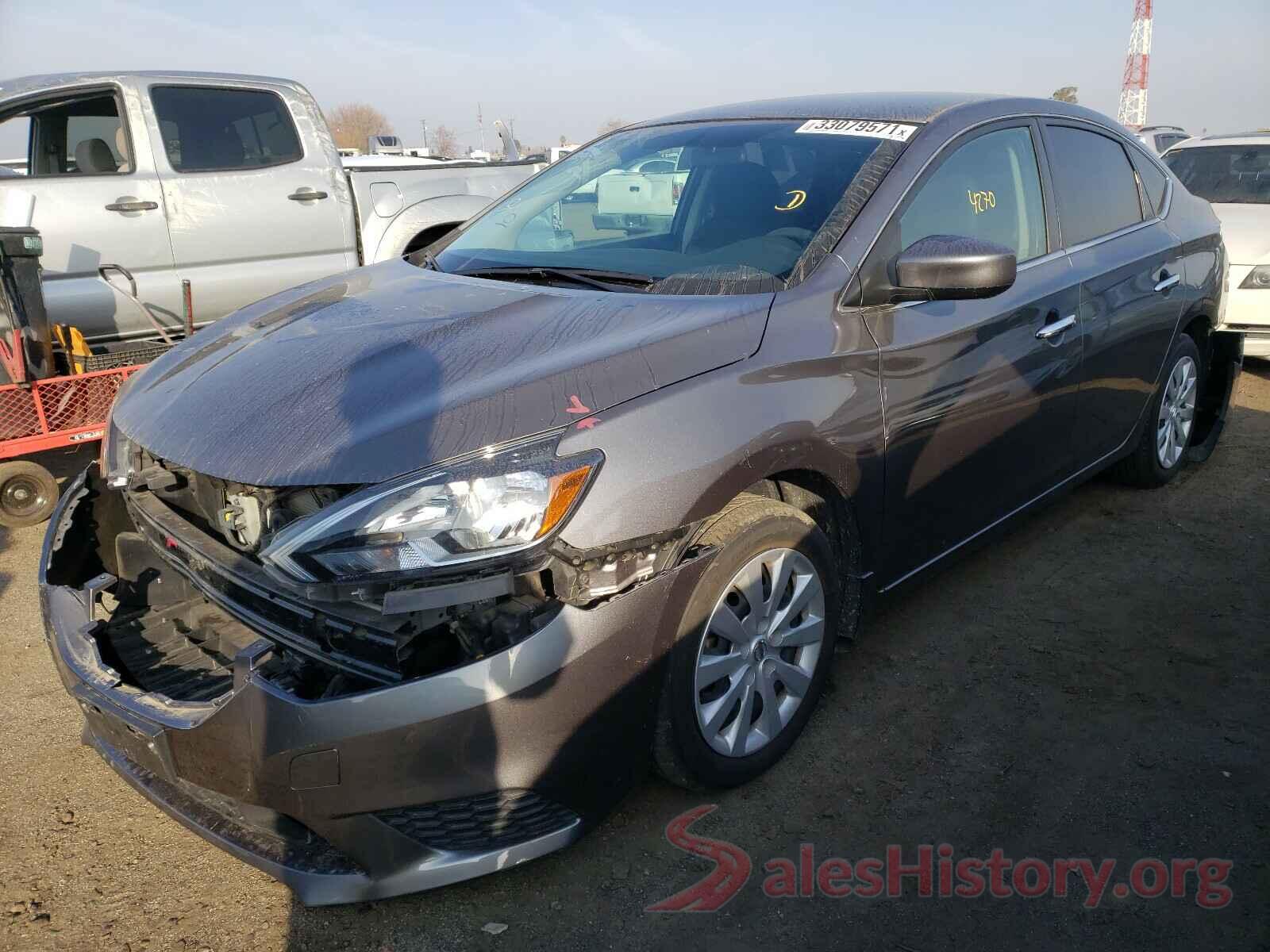 3N1AB7APXKY402607 2019 NISSAN SENTRA