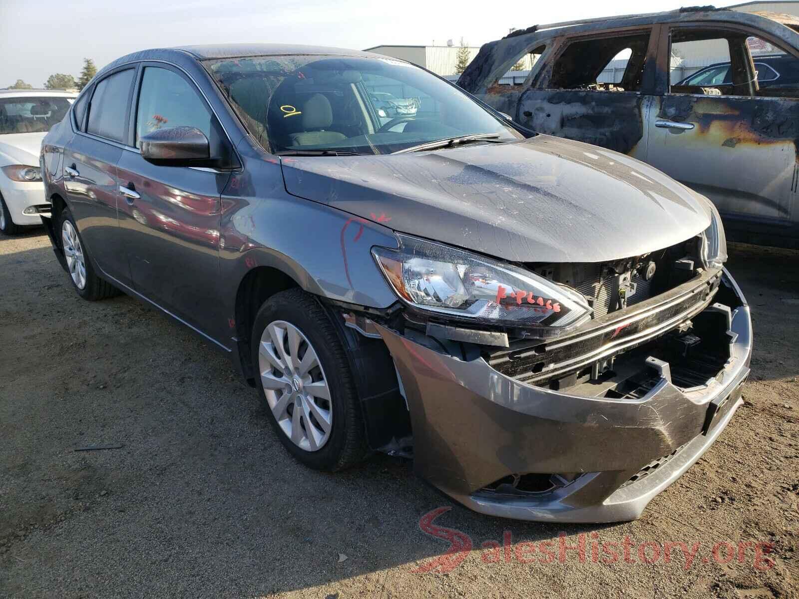 3N1AB7APXKY402607 2019 NISSAN SENTRA