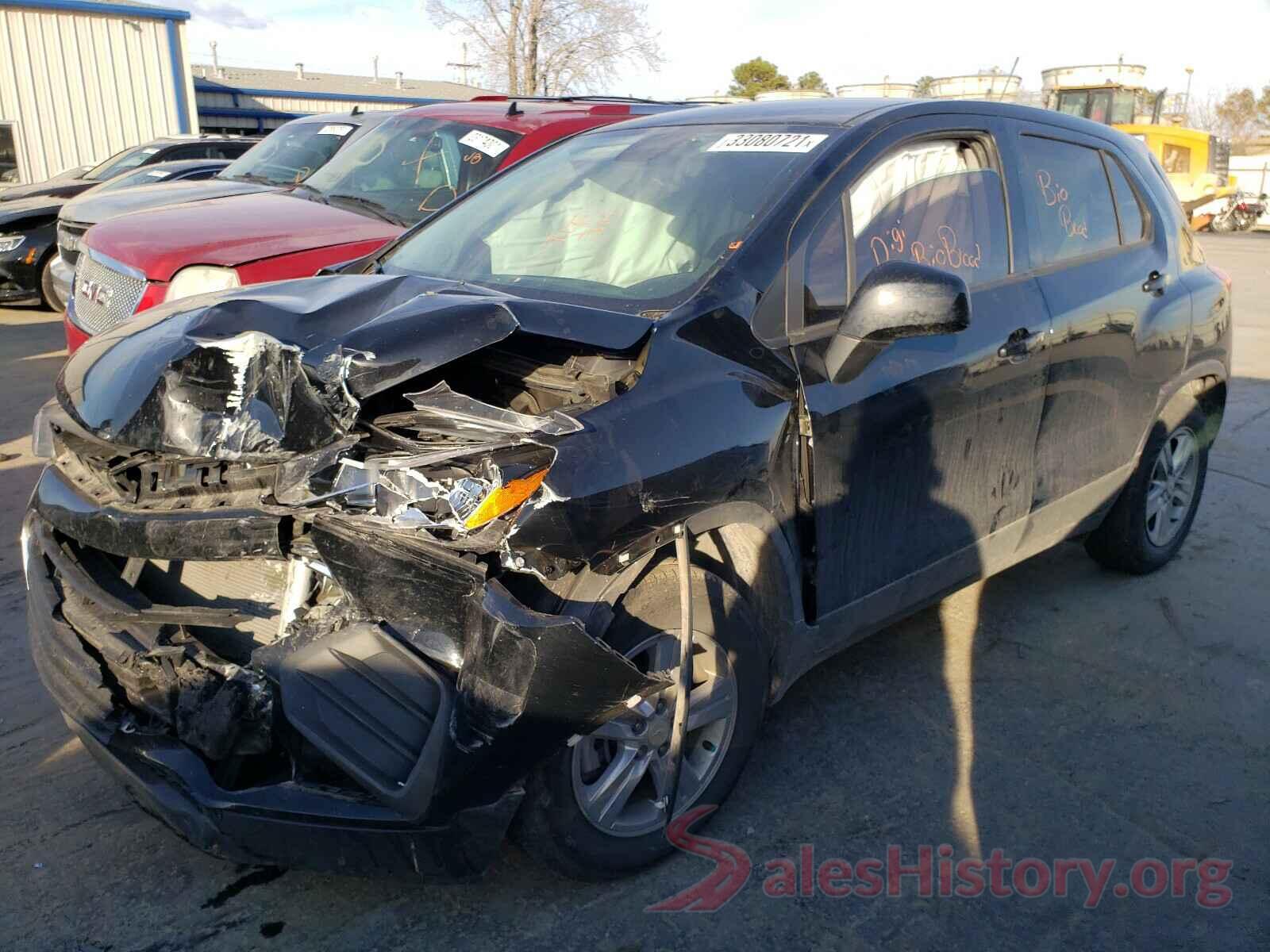 3GNCJKSB2KL377334 2019 CHEVROLET TRAX