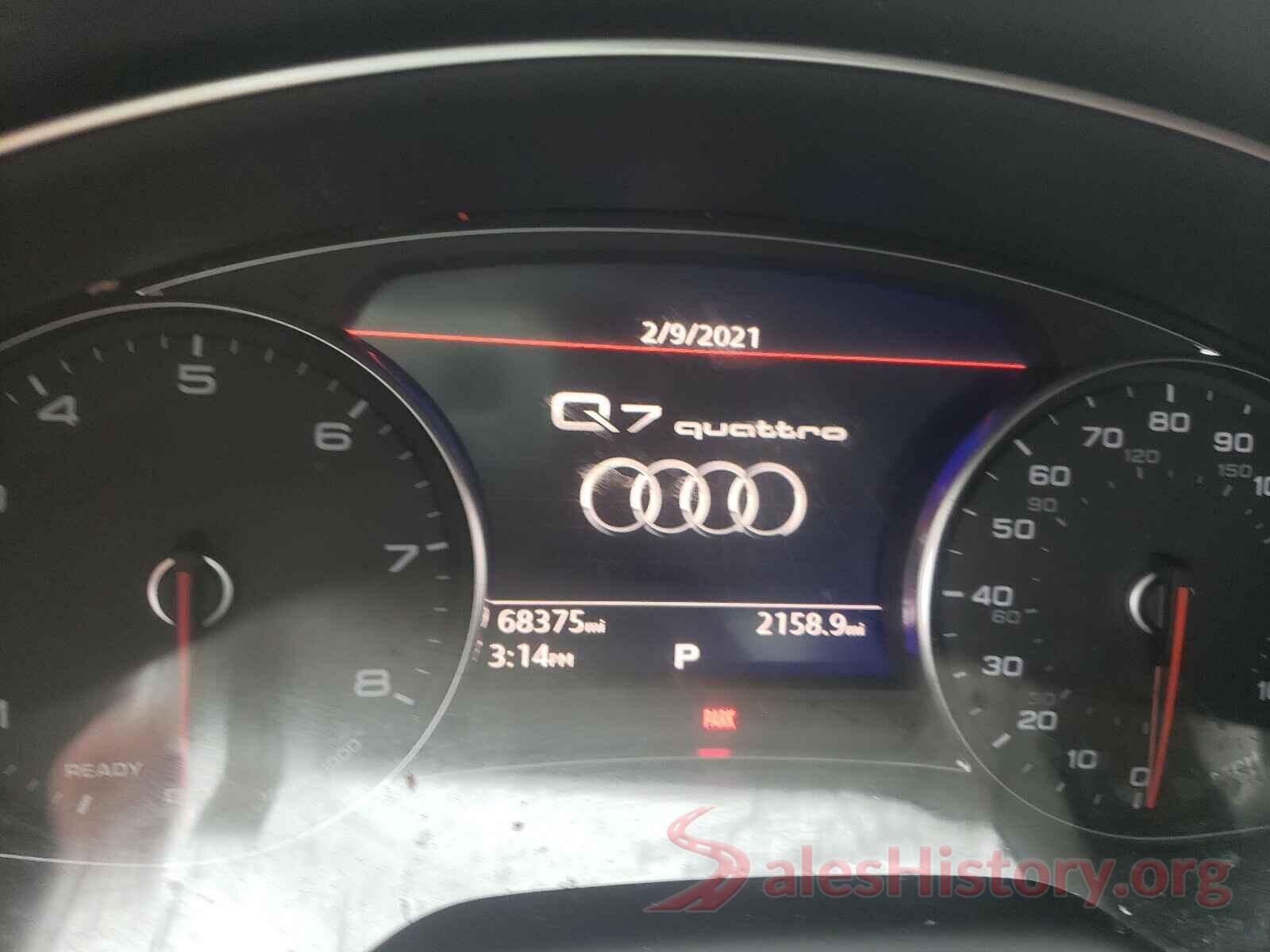 WA1AAAF71KD000168 2019 AUDI Q7