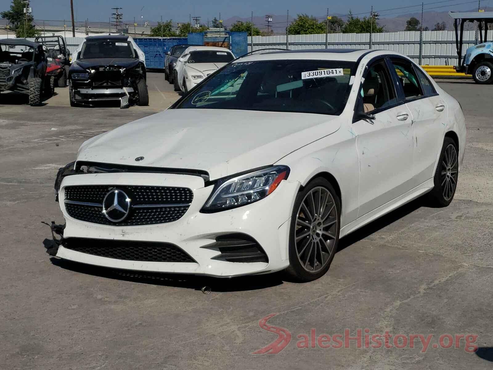 55SWF8DB0KU311398 2019 MERCEDES-BENZ C CLASS