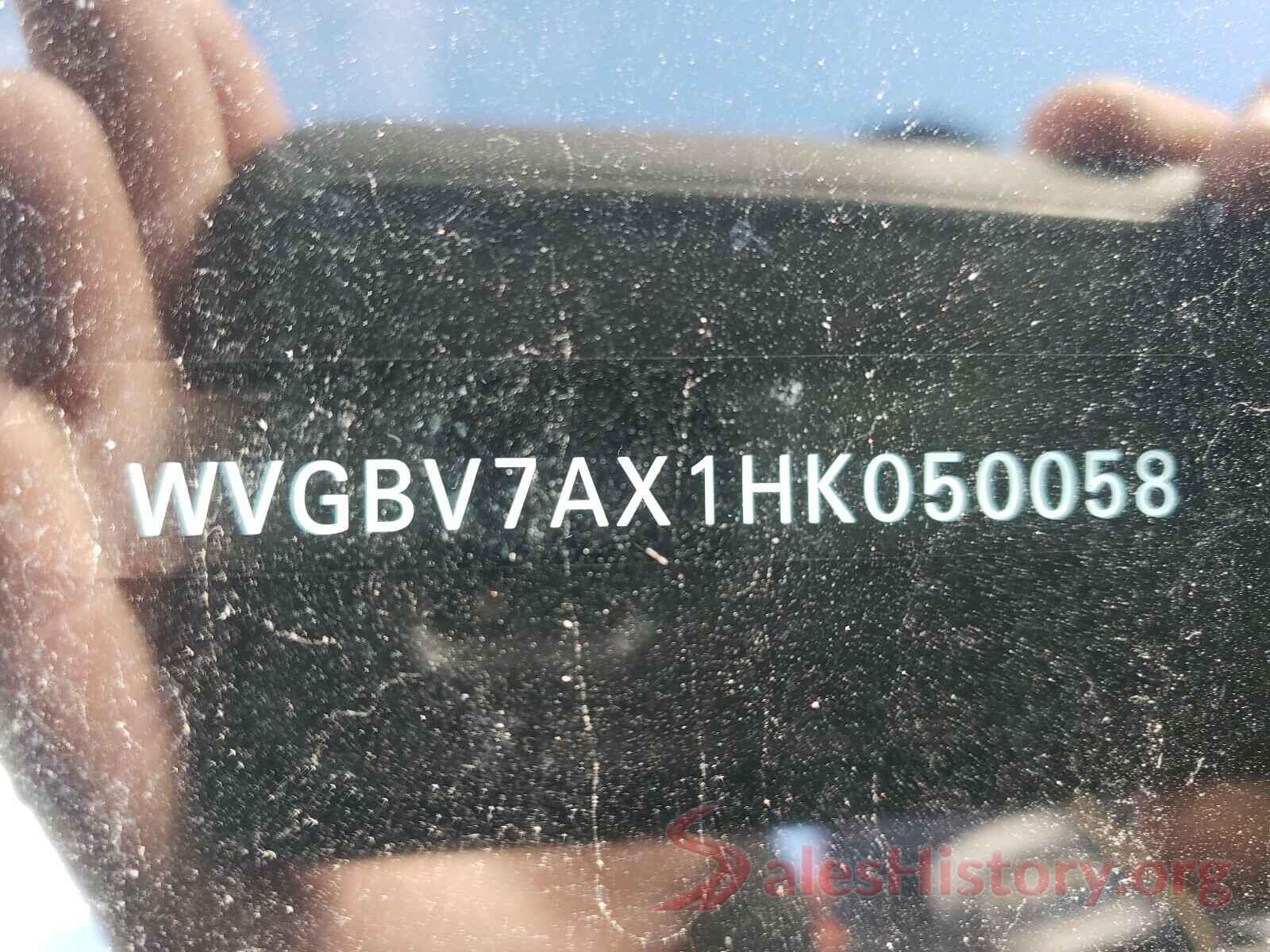 WVGBV7AX1HK050058 2017 VOLKSWAGEN TIGUAN