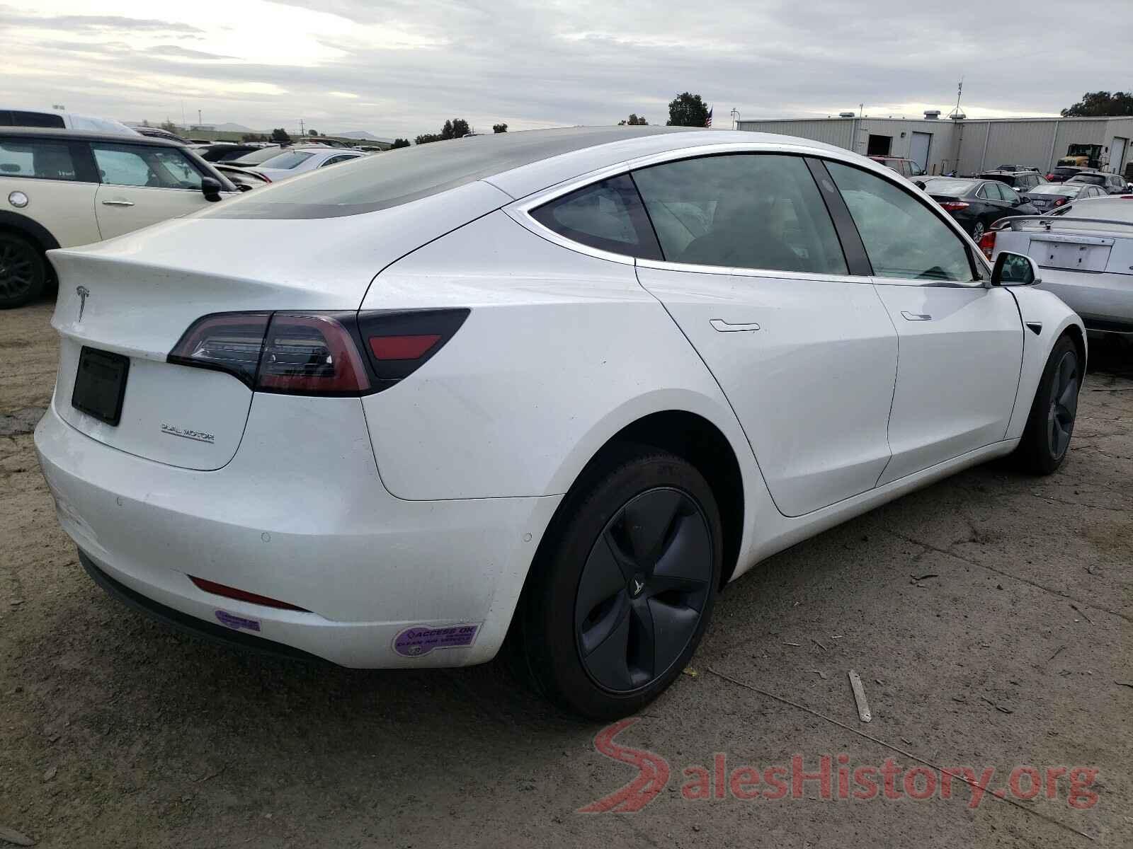 5YJ3E1EB6KF437438 2019 TESLA MODEL 3