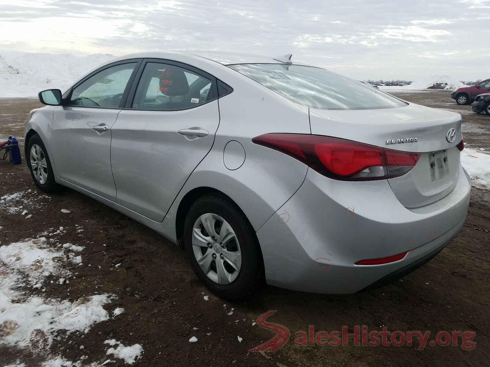 5NPDH4AE0GH706278 2016 HYUNDAI ELANTRA