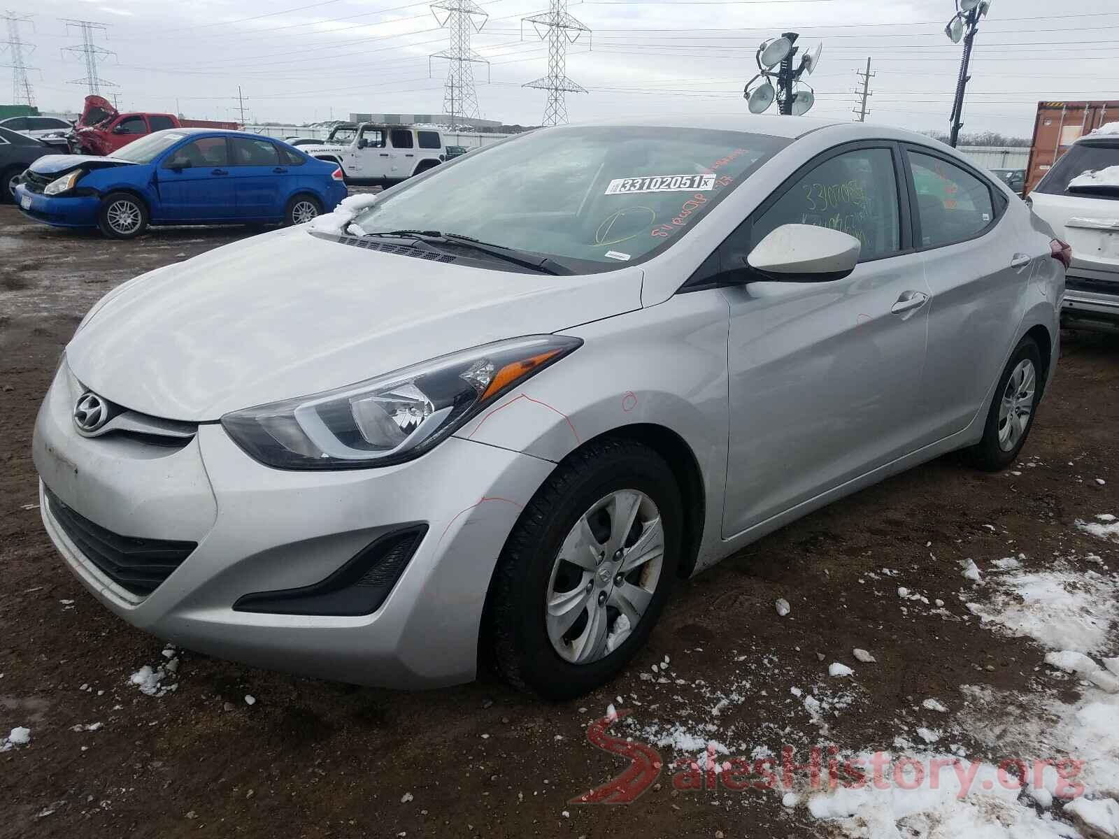 5NPDH4AE0GH706278 2016 HYUNDAI ELANTRA