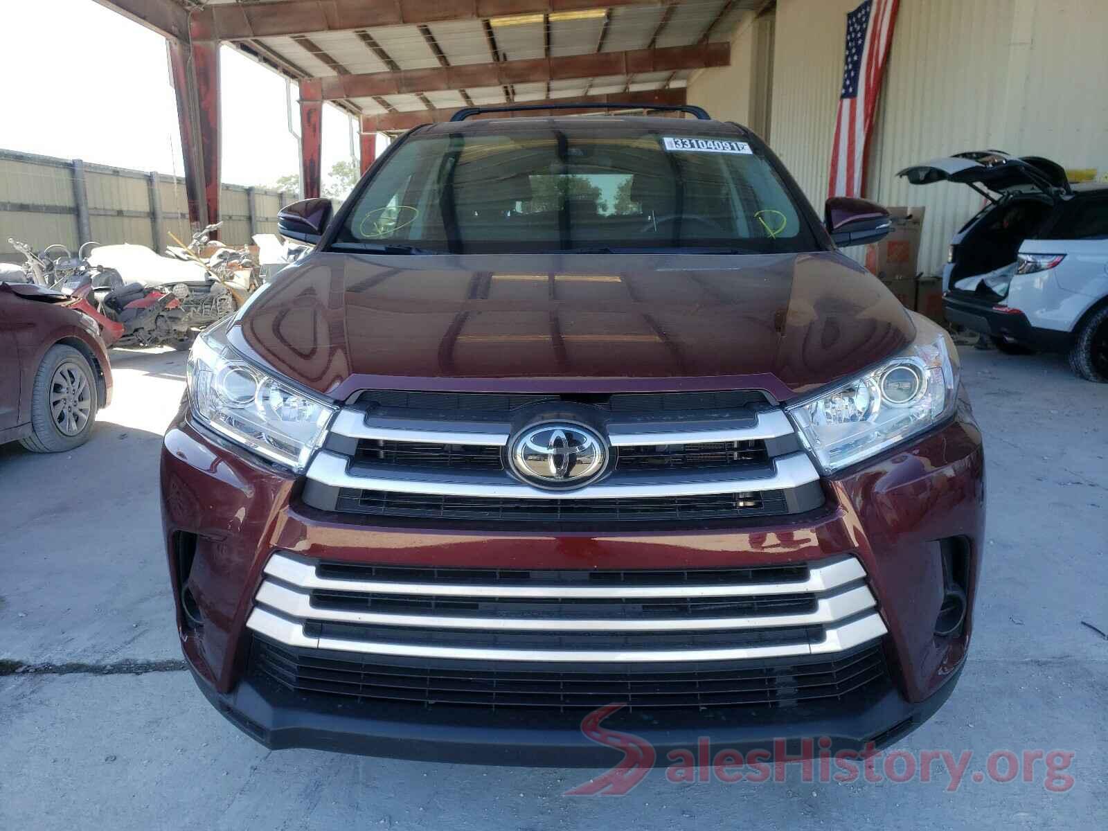 5TDZARFHXKS046554 2019 TOYOTA HIGHLANDER