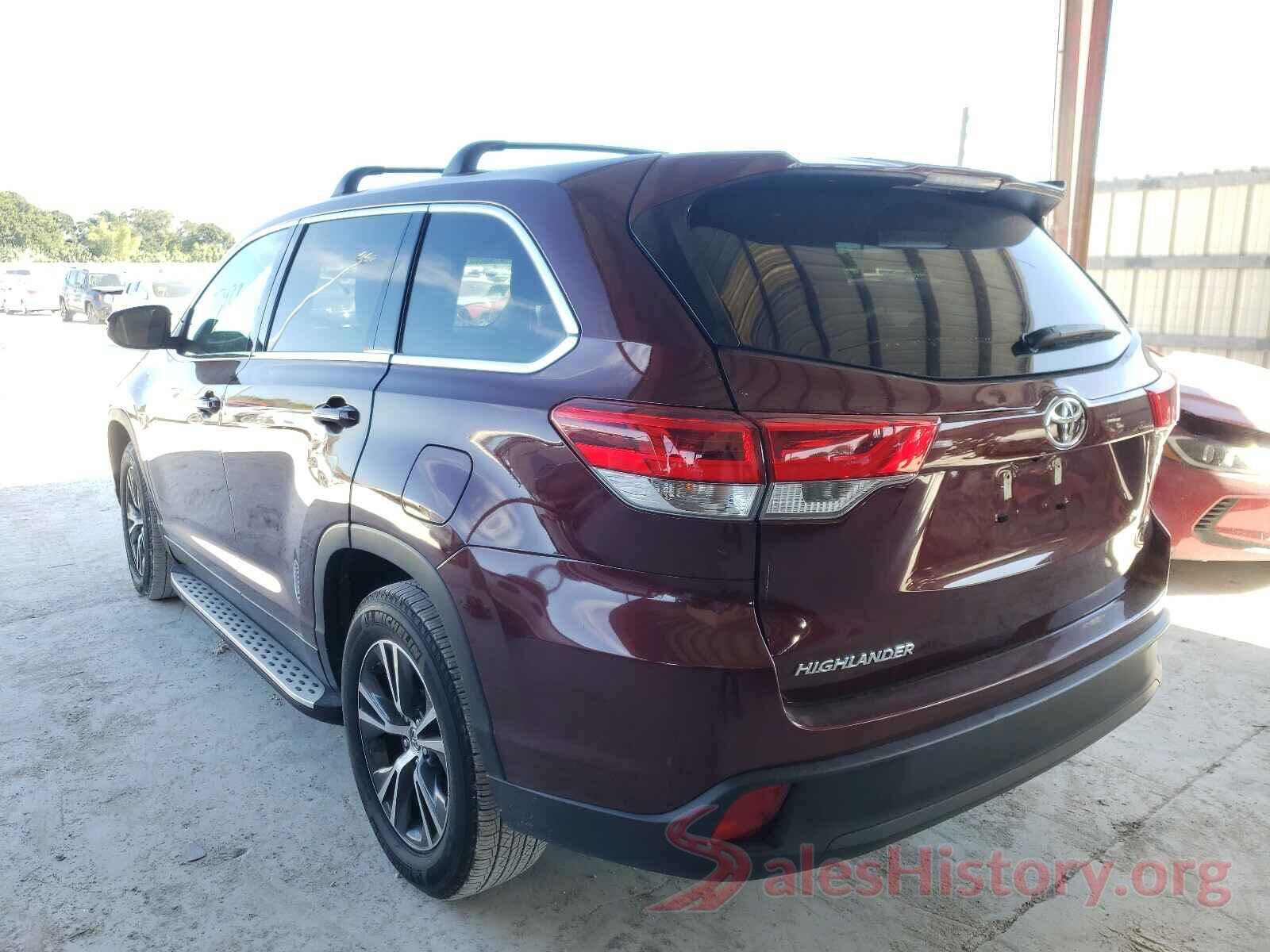 5TDZARFHXKS046554 2019 TOYOTA HIGHLANDER