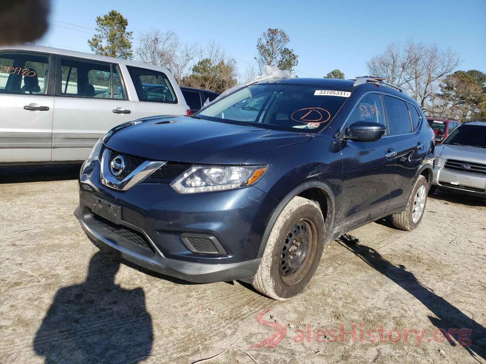 KNMAT2MV9GP632543 2016 NISSAN ROGUE