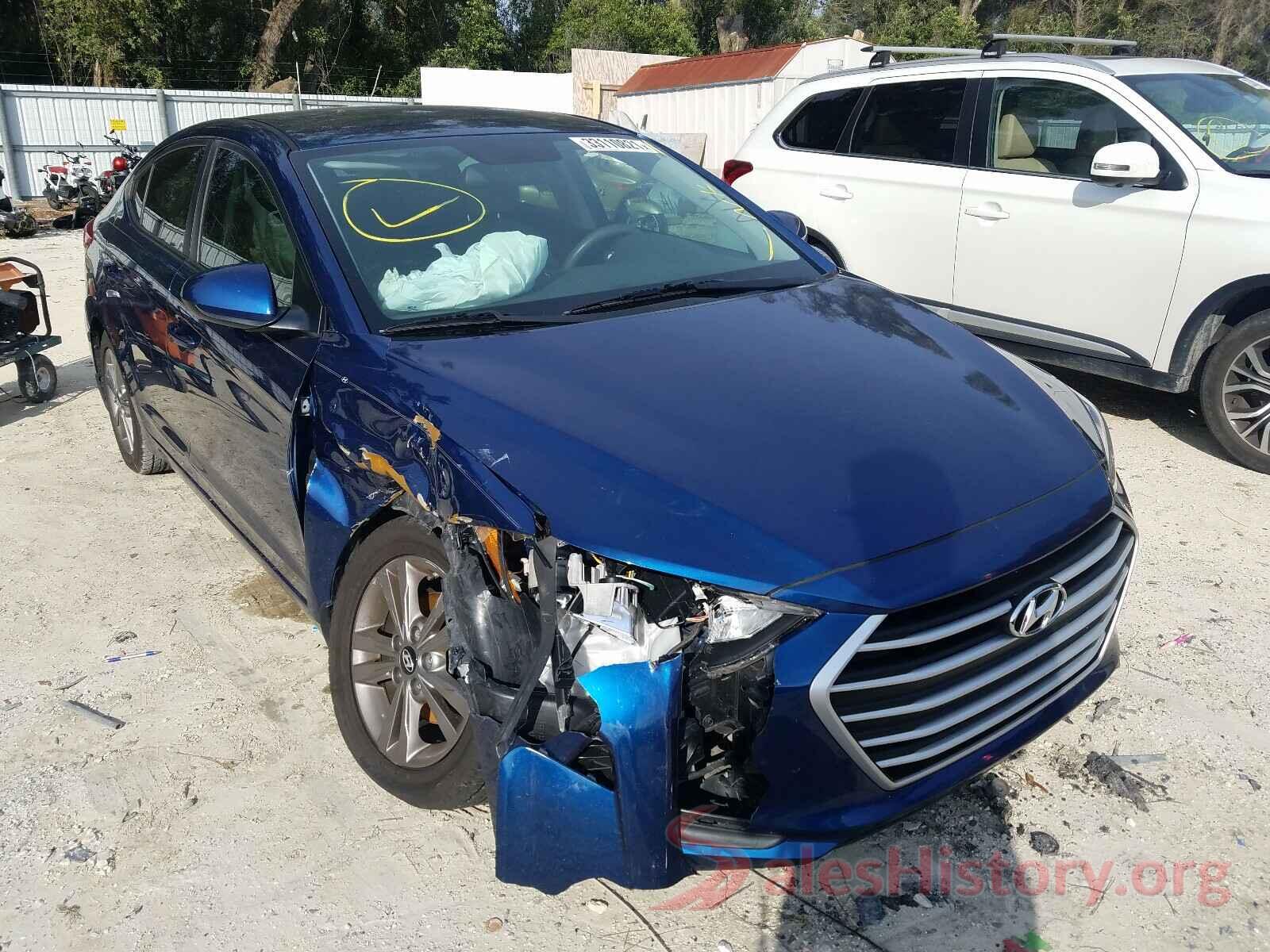 5NPD84LF4HH105284 2017 HYUNDAI ELANTRA