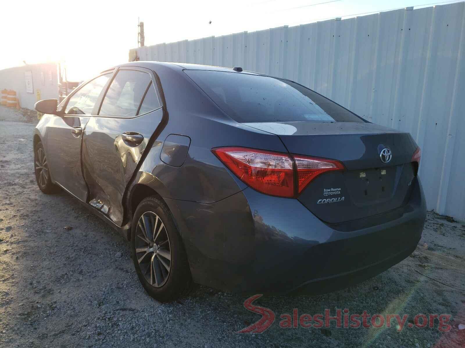 5YFBURHE7KP885257 2019 TOYOTA COROLLA