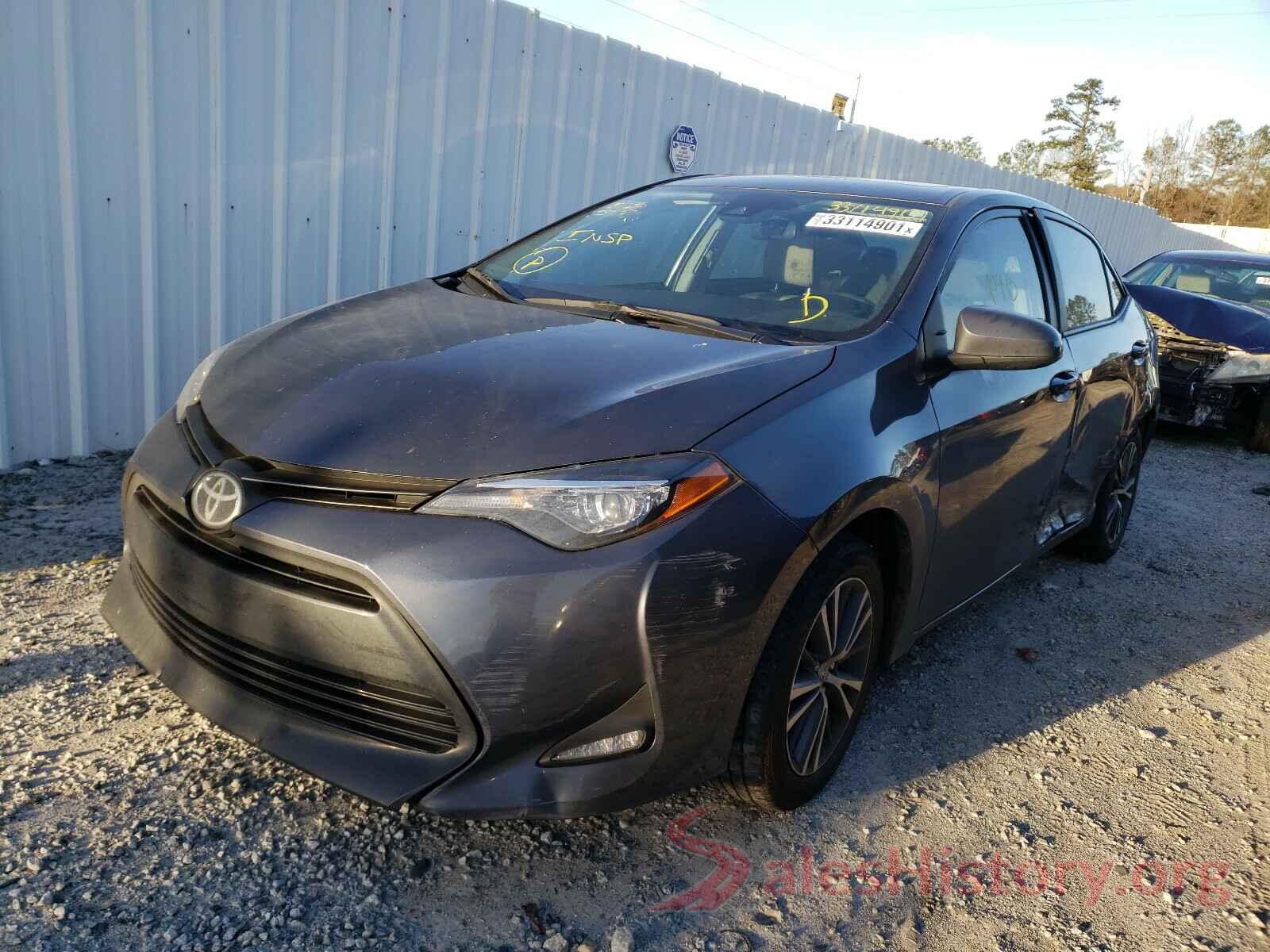 5YFBURHE7KP885257 2019 TOYOTA COROLLA