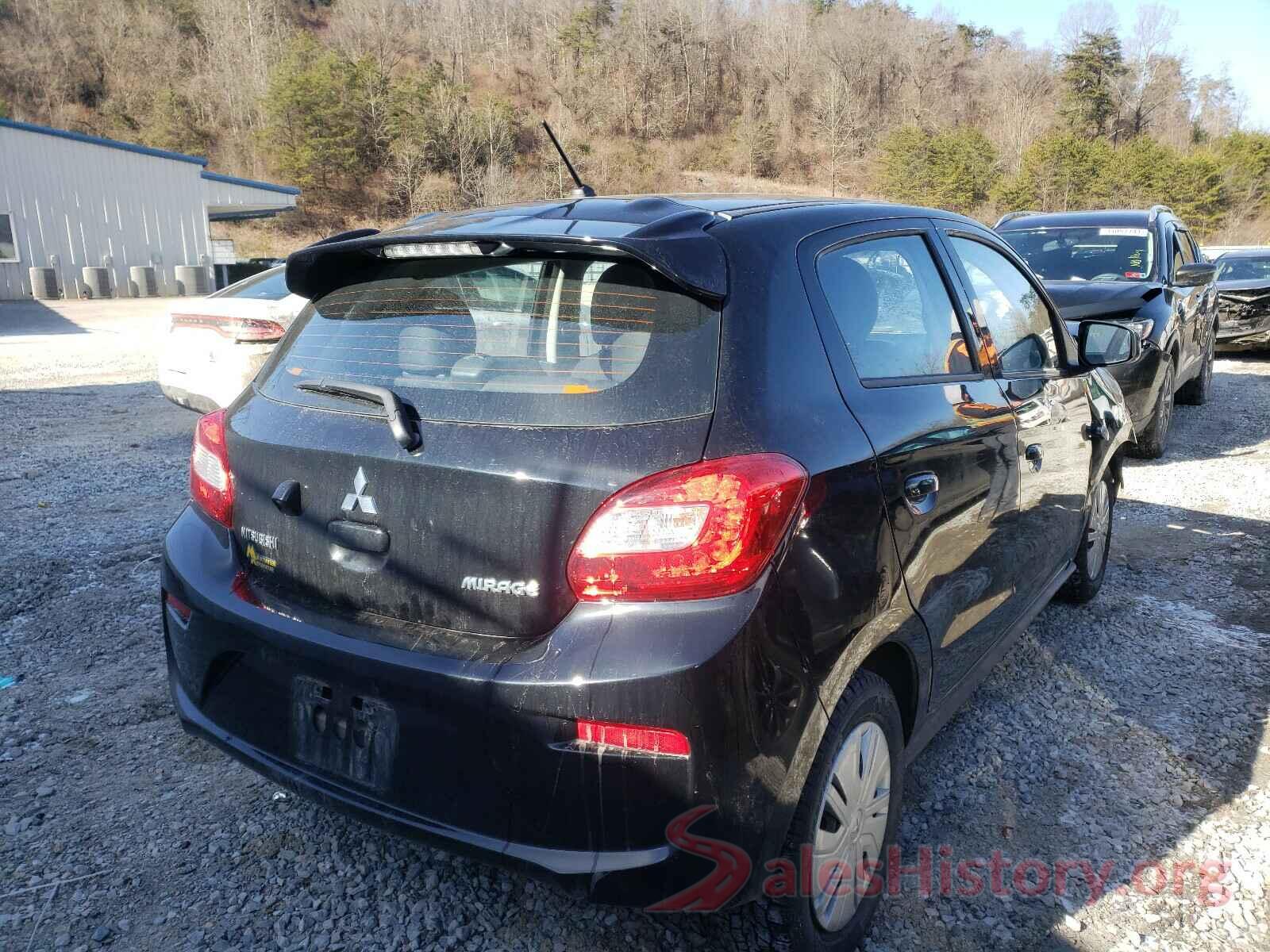 ML32A3HJ8KH011632 2019 MITSUBISHI MIRAGE