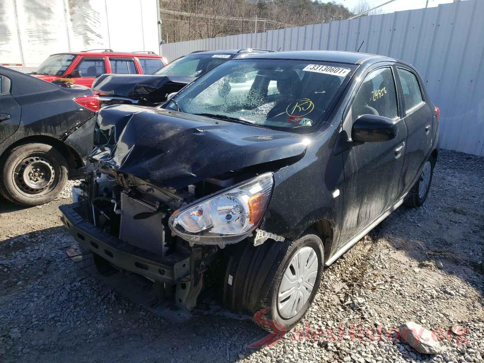 ML32A3HJ8KH011632 2019 MITSUBISHI MIRAGE