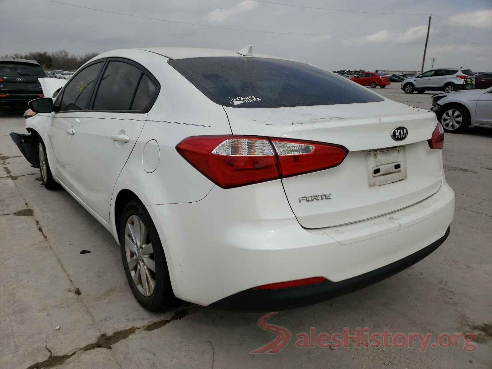 KNAFX4A61G5458172 2016 KIA FORTE