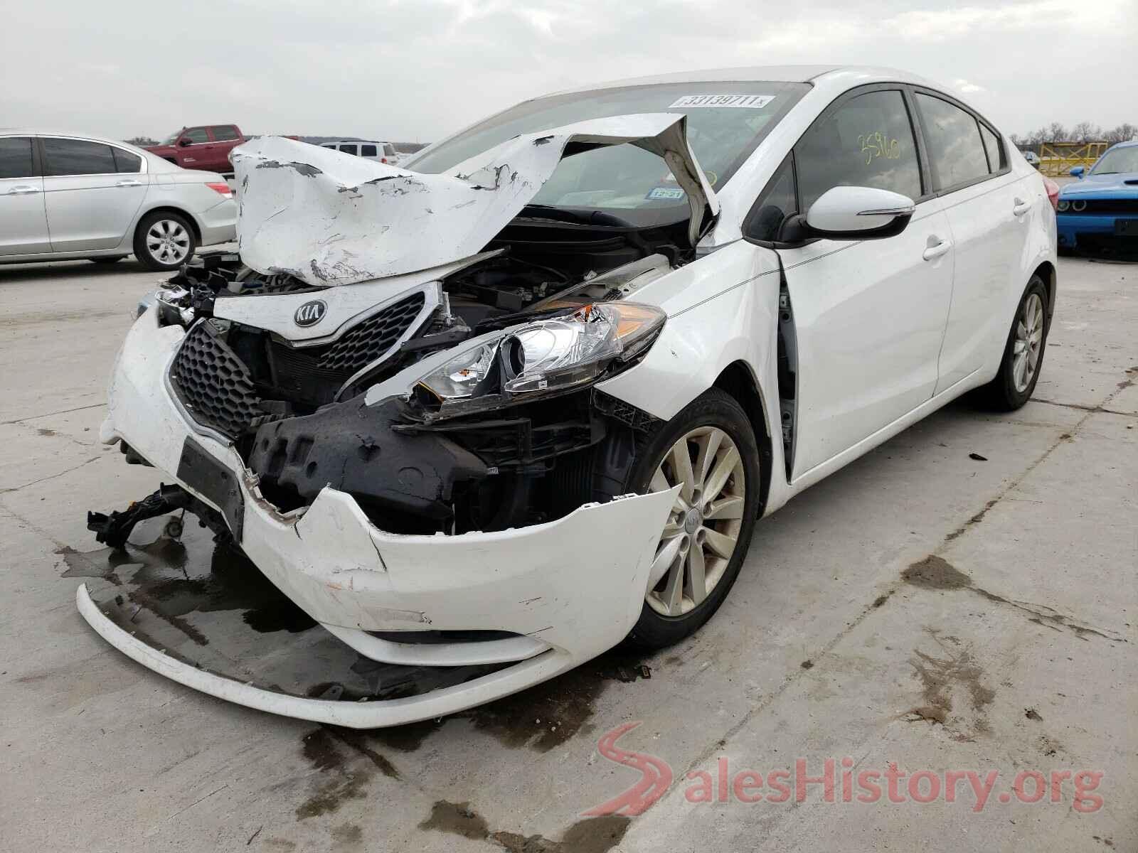 KNAFX4A61G5458172 2016 KIA FORTE